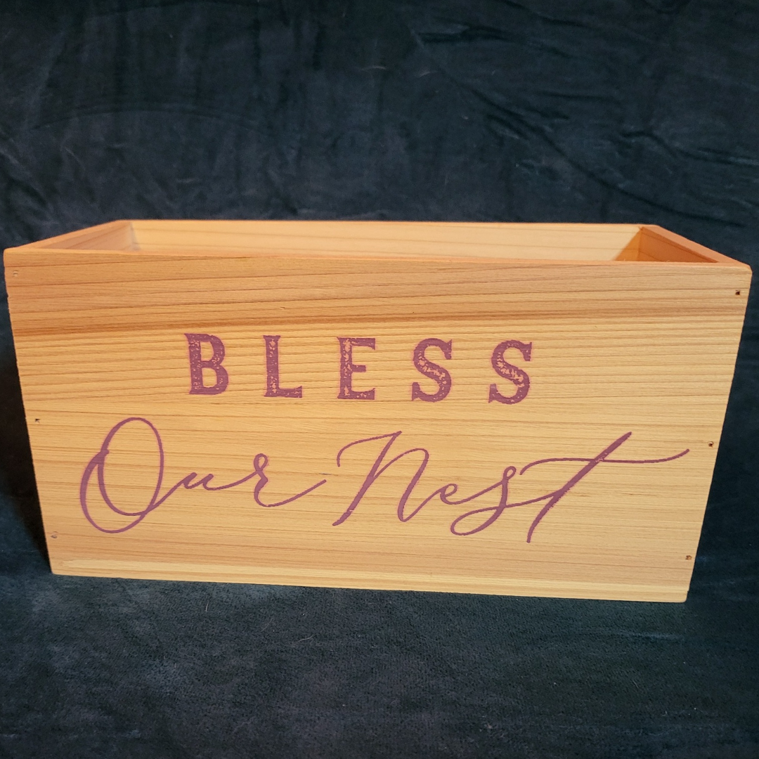 Bless This Nest Planter Box
