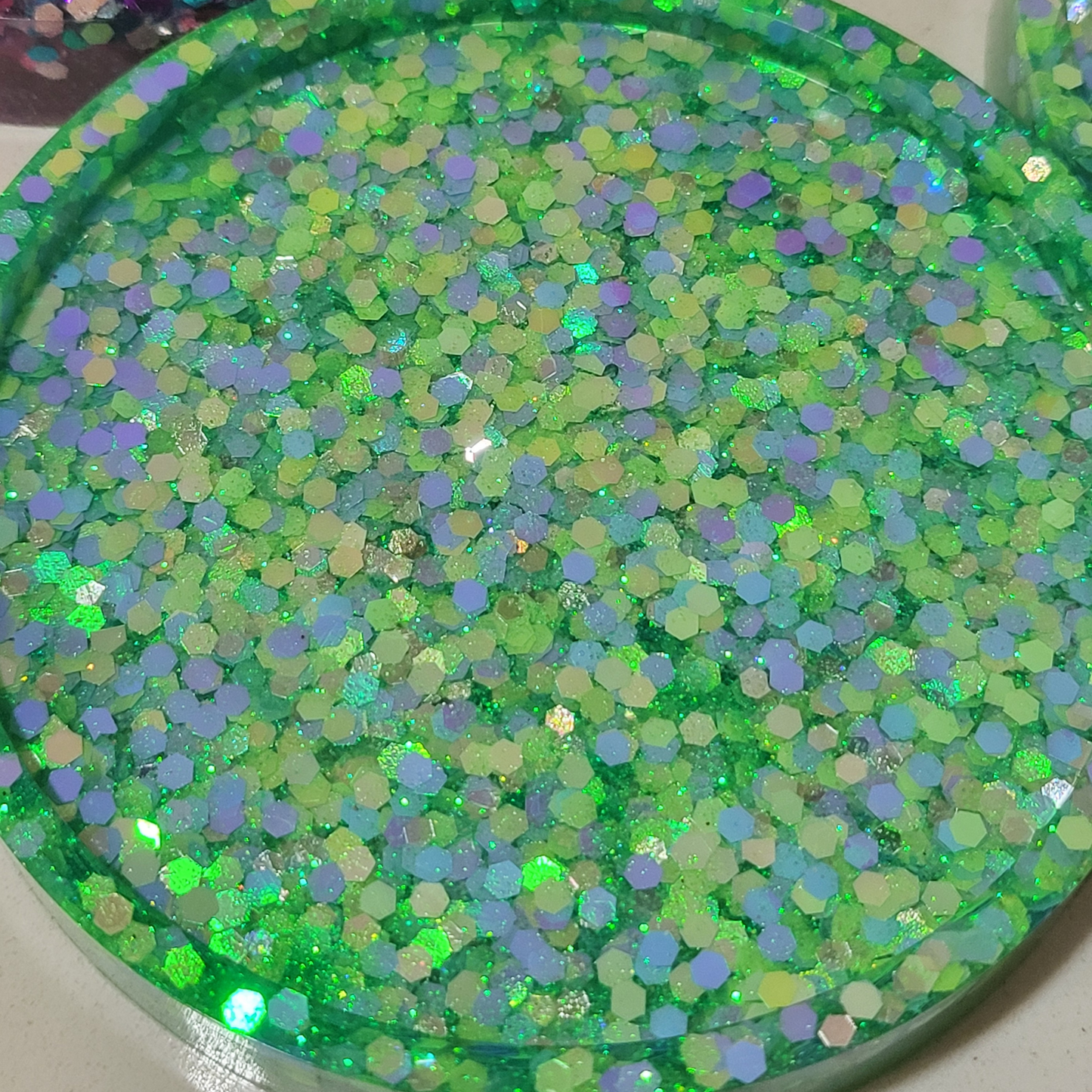Multi-Color Round Coaster Set