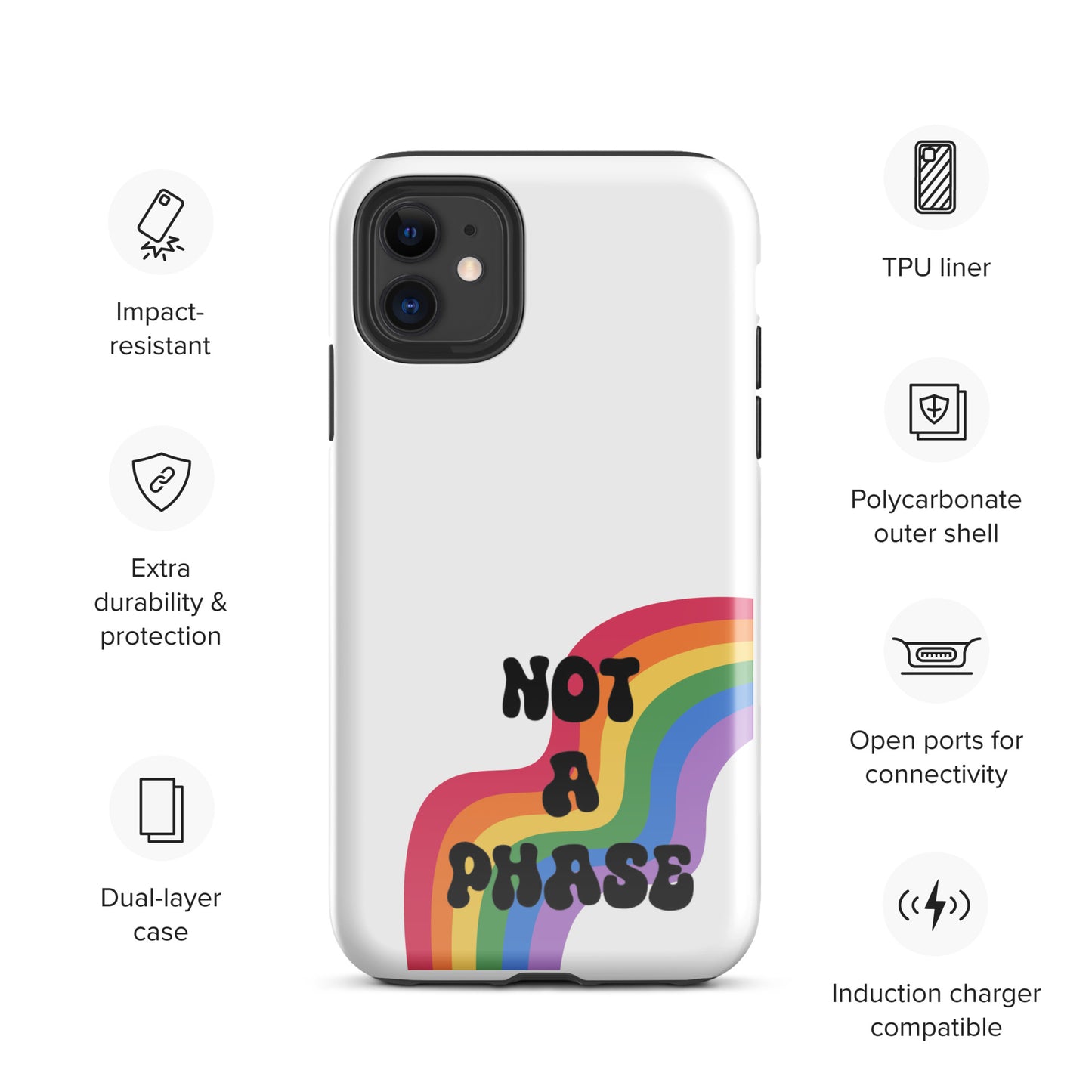 Not a Phase - Tough Case for iPhone®
