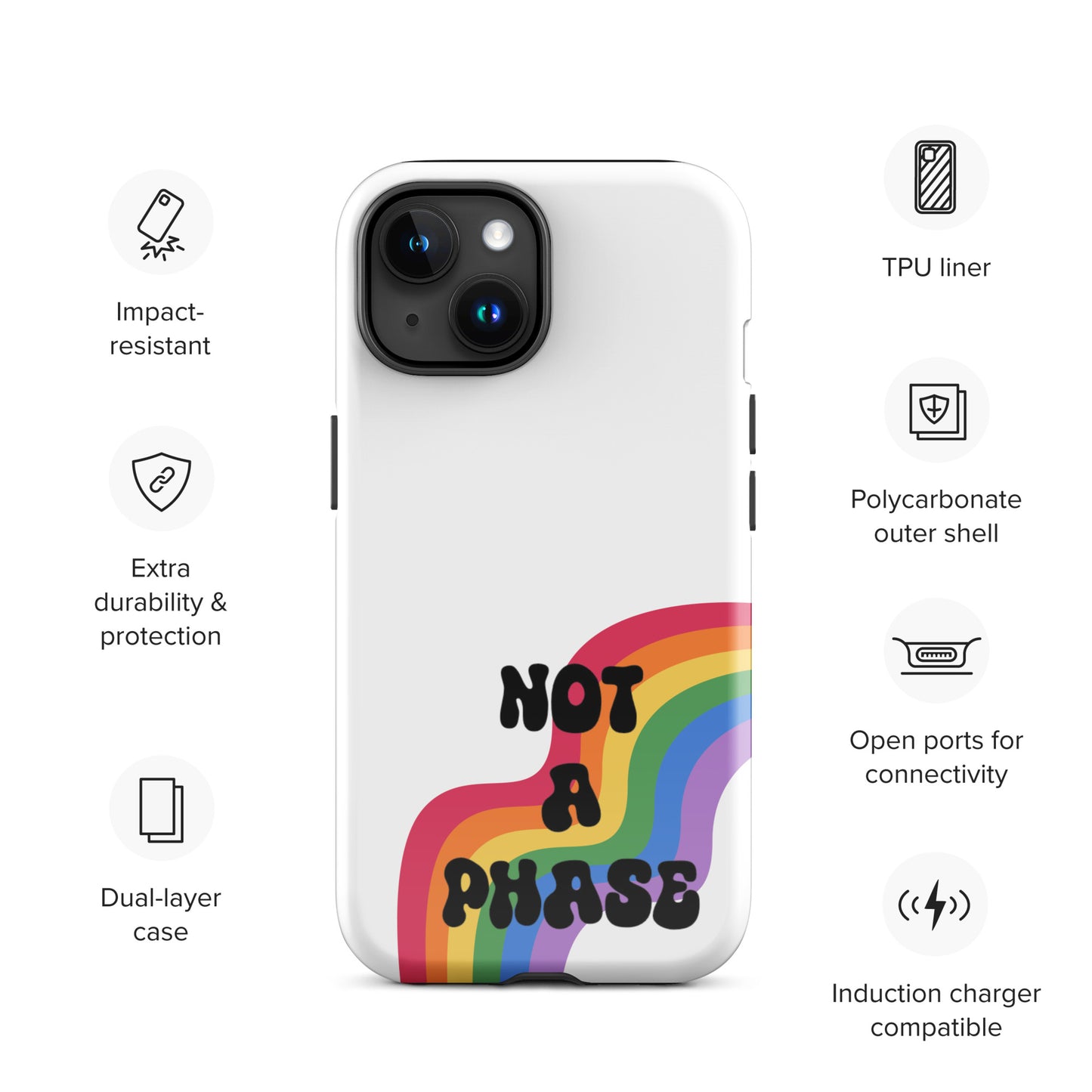 Not a Phase - Tough Case for iPhone®