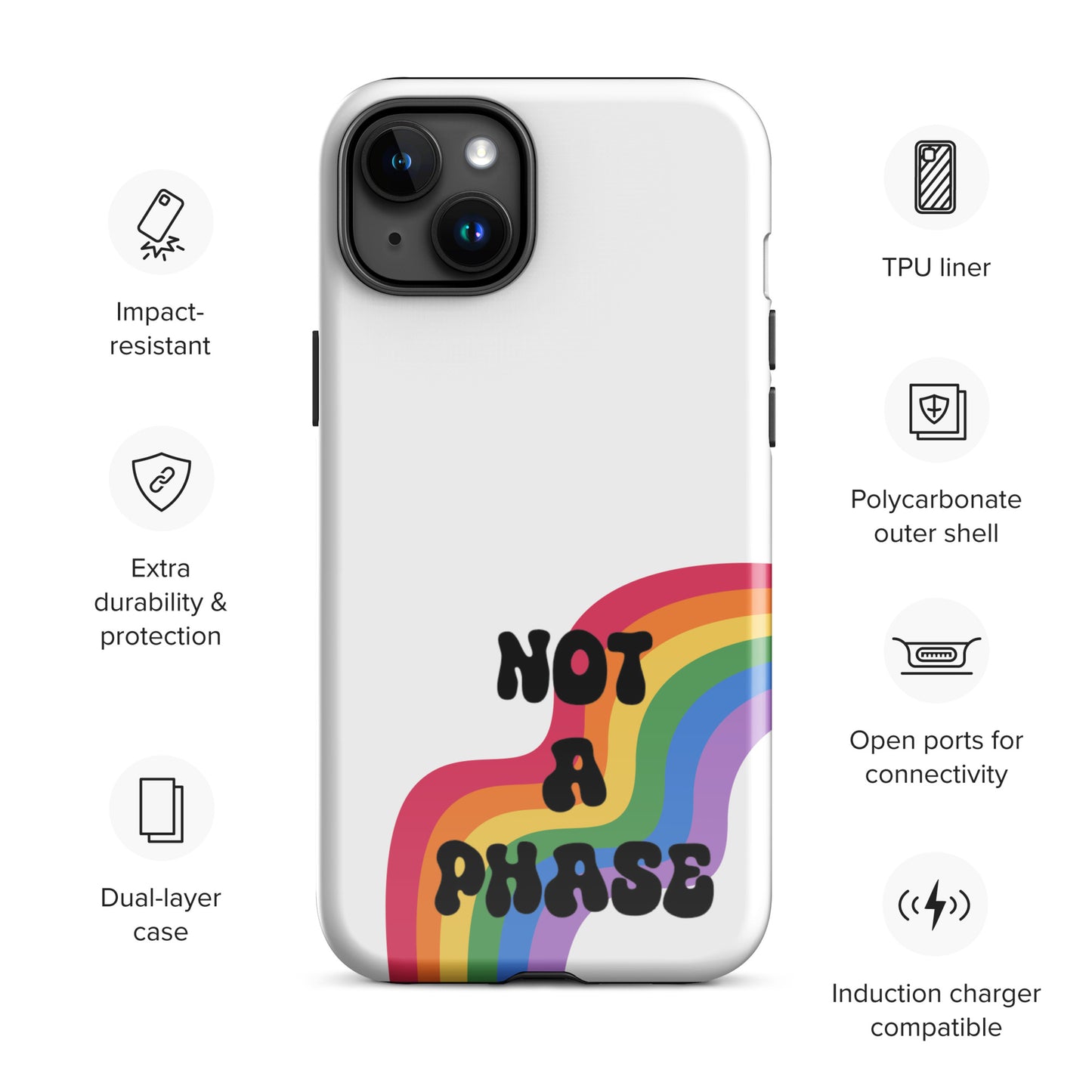 Not a Phase - Tough Case for iPhone®