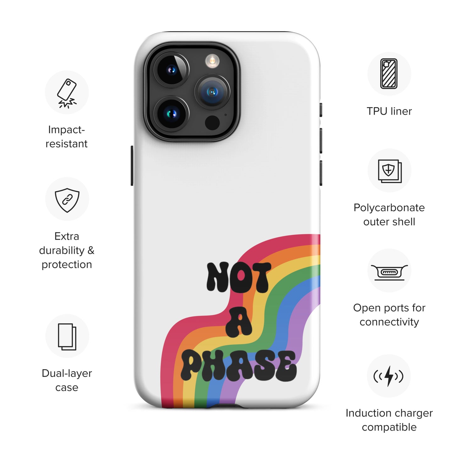 Not a Phase - Tough Case for iPhone®