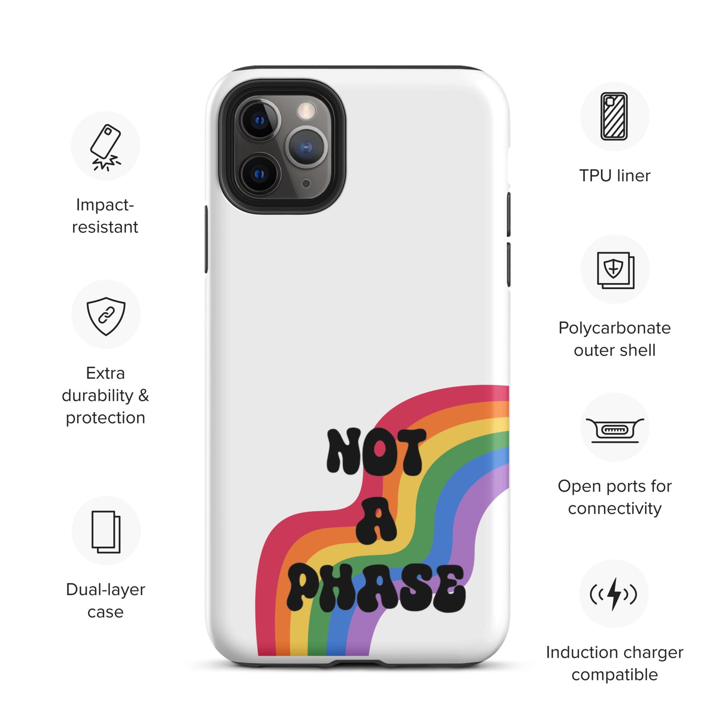 Not a Phase - Tough Case for iPhone®