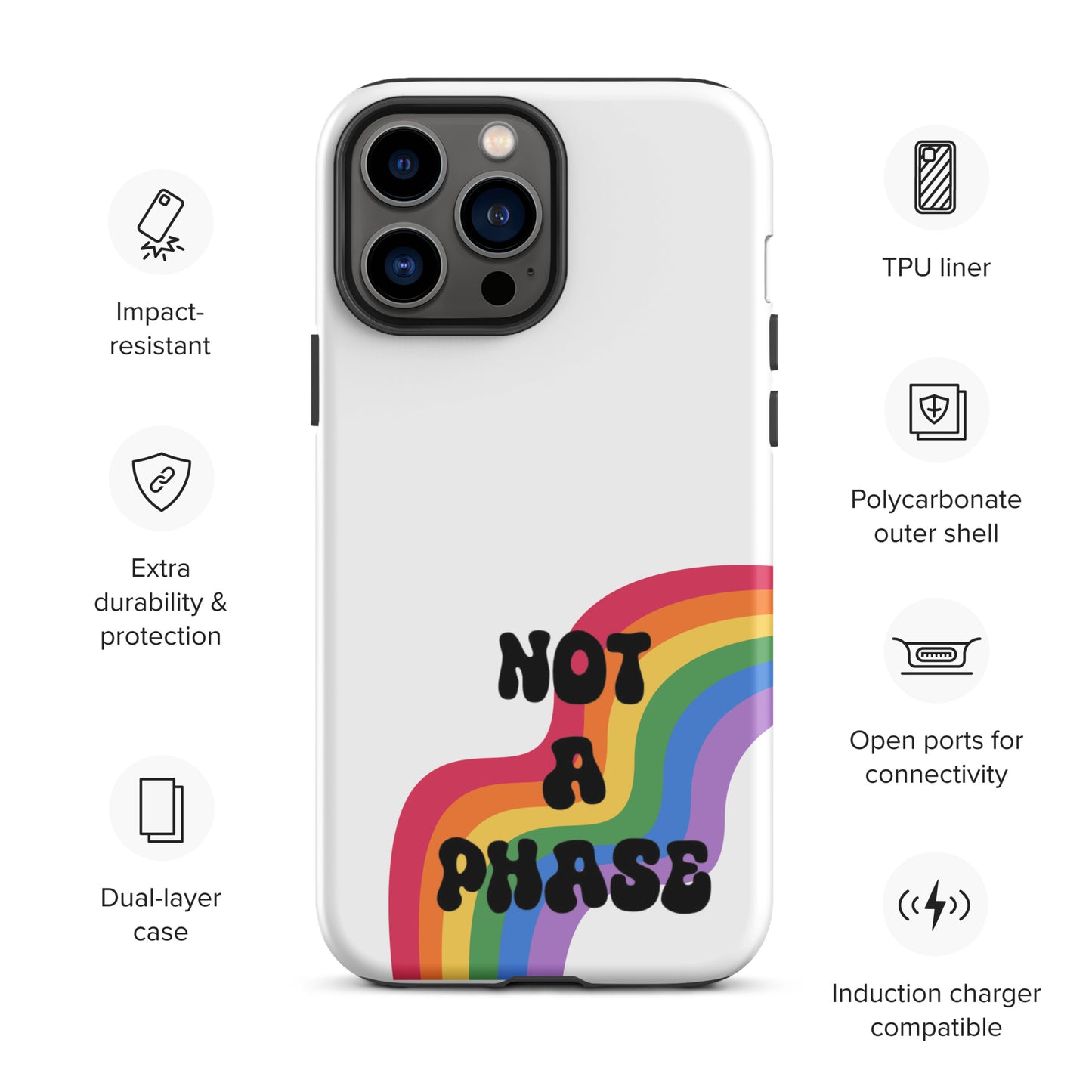 Not a Phase - Tough Case for iPhone®