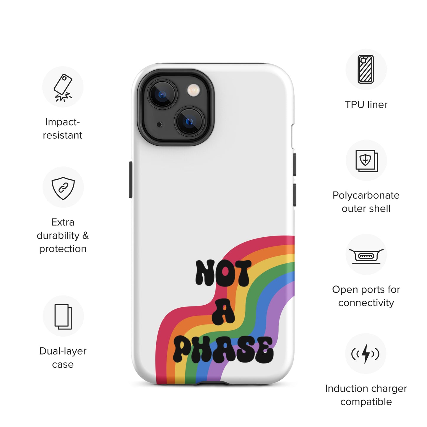 Not a Phase - Tough Case for iPhone®