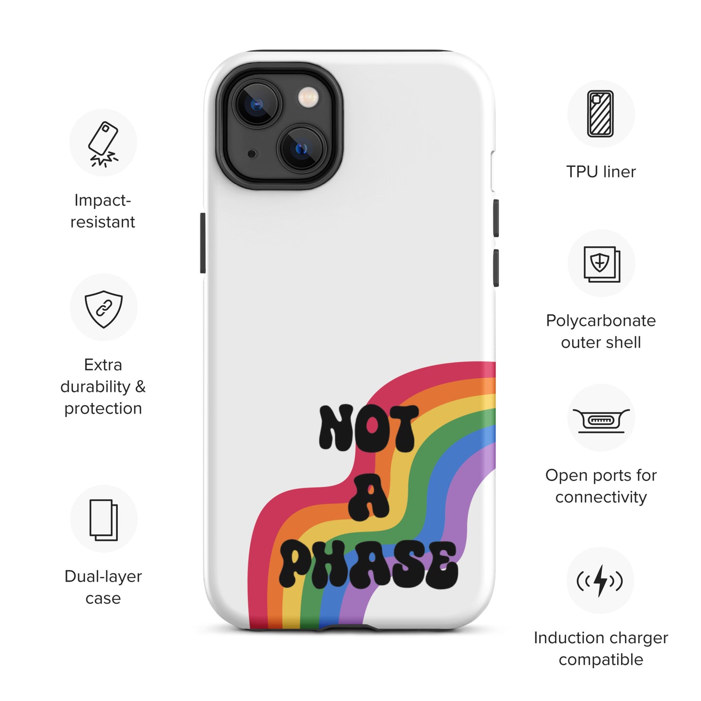 Not a Phase - Tough Case for iPhone®