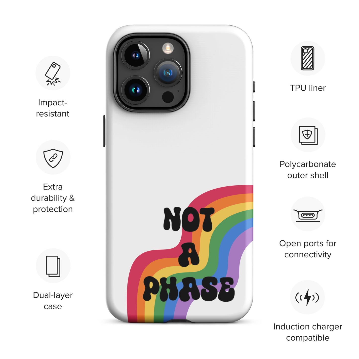 Not a Phase - Tough Case for iPhone®