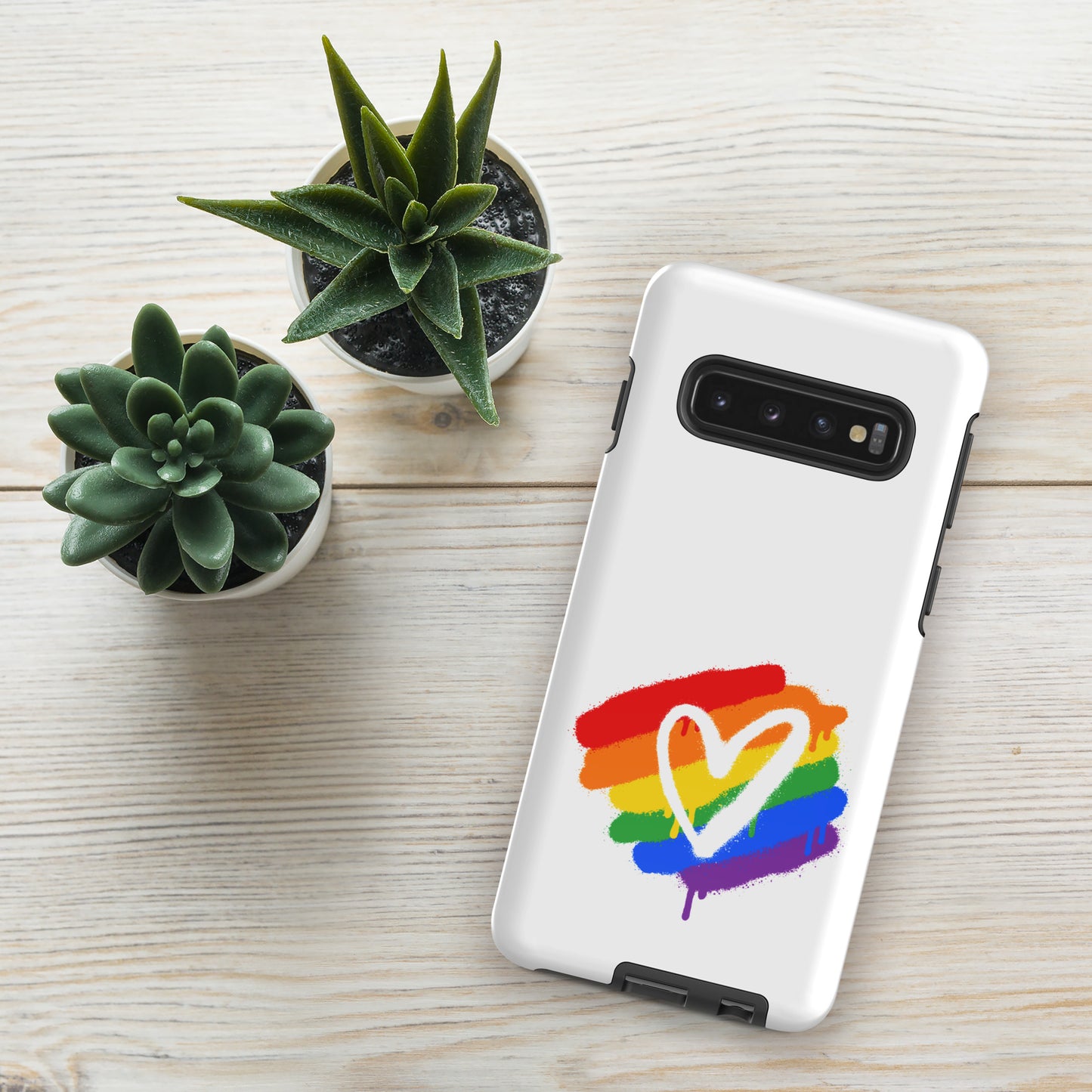 Rainbow Heart - Tough case for Samsung®