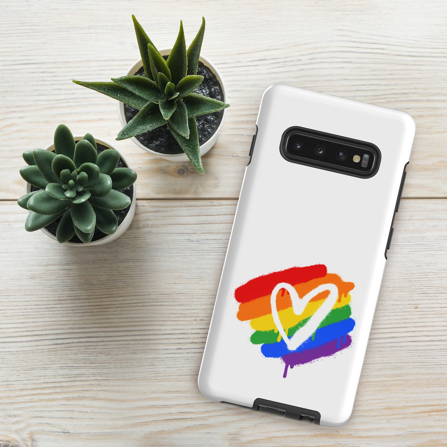 Rainbow Heart - Tough case for Samsung®