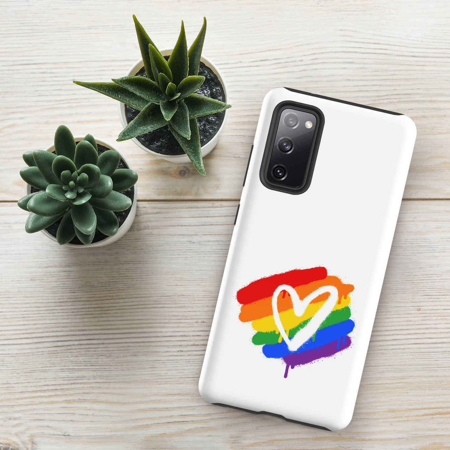Rainbow Heart - Tough case for Samsung®