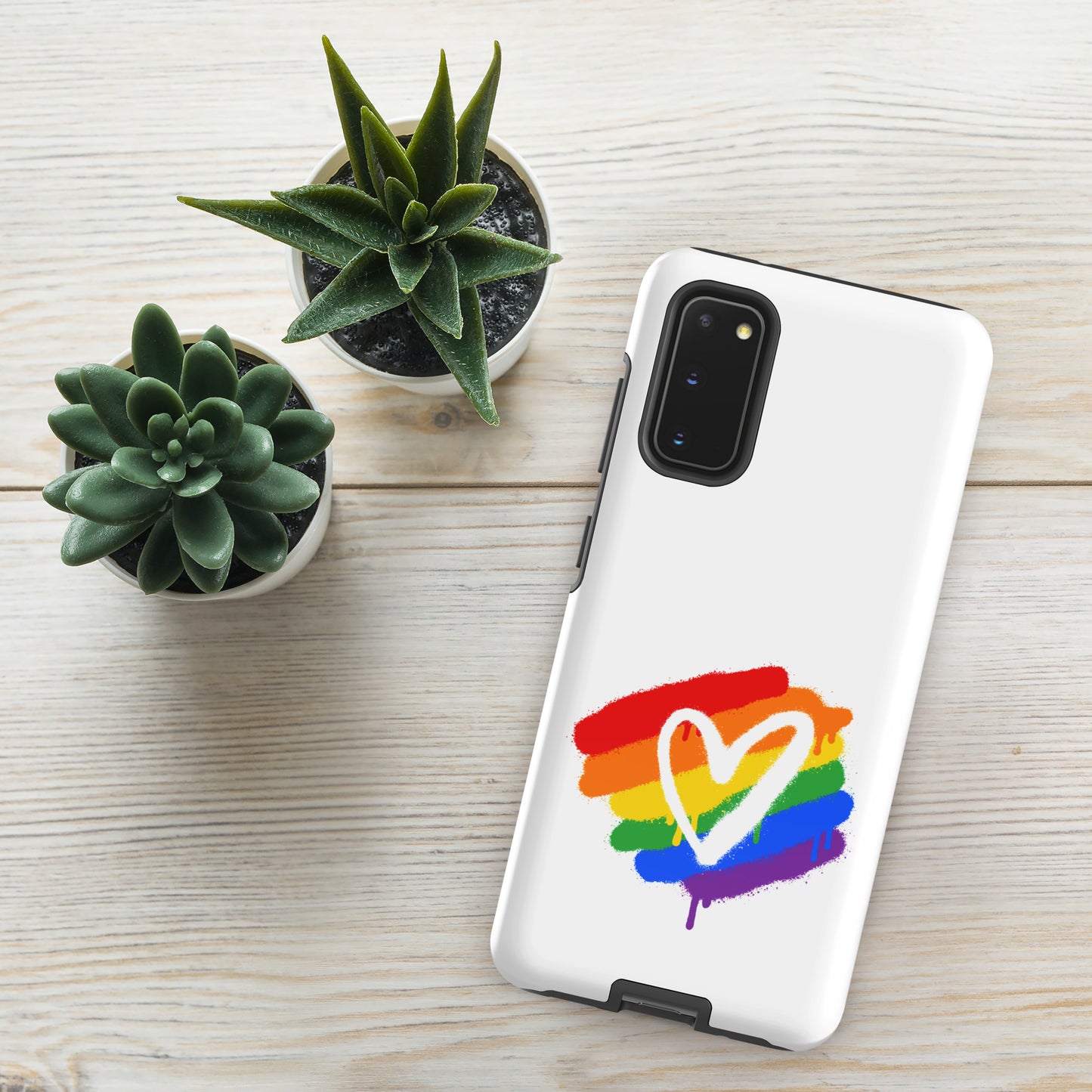 Rainbow Heart - Tough case for Samsung®