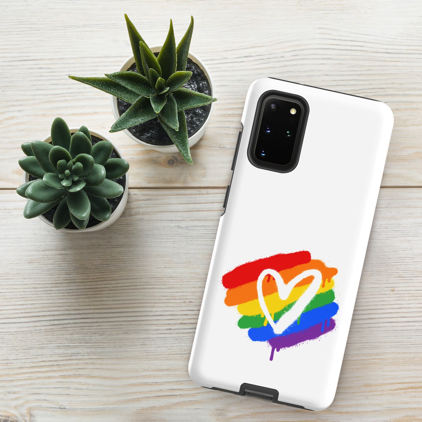 Rainbow Heart - Tough case for Samsung®