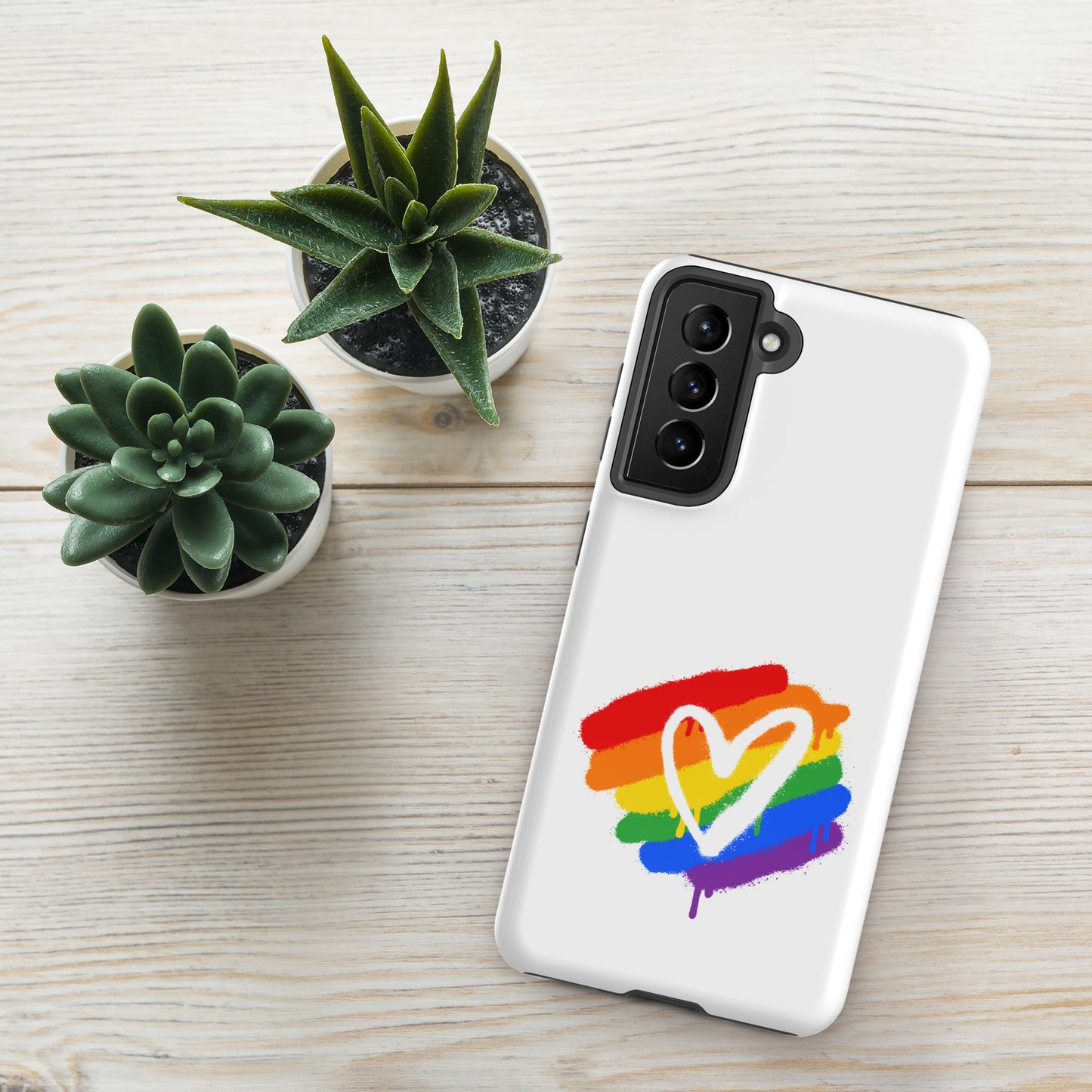 Rainbow Heart - Tough case for Samsung®