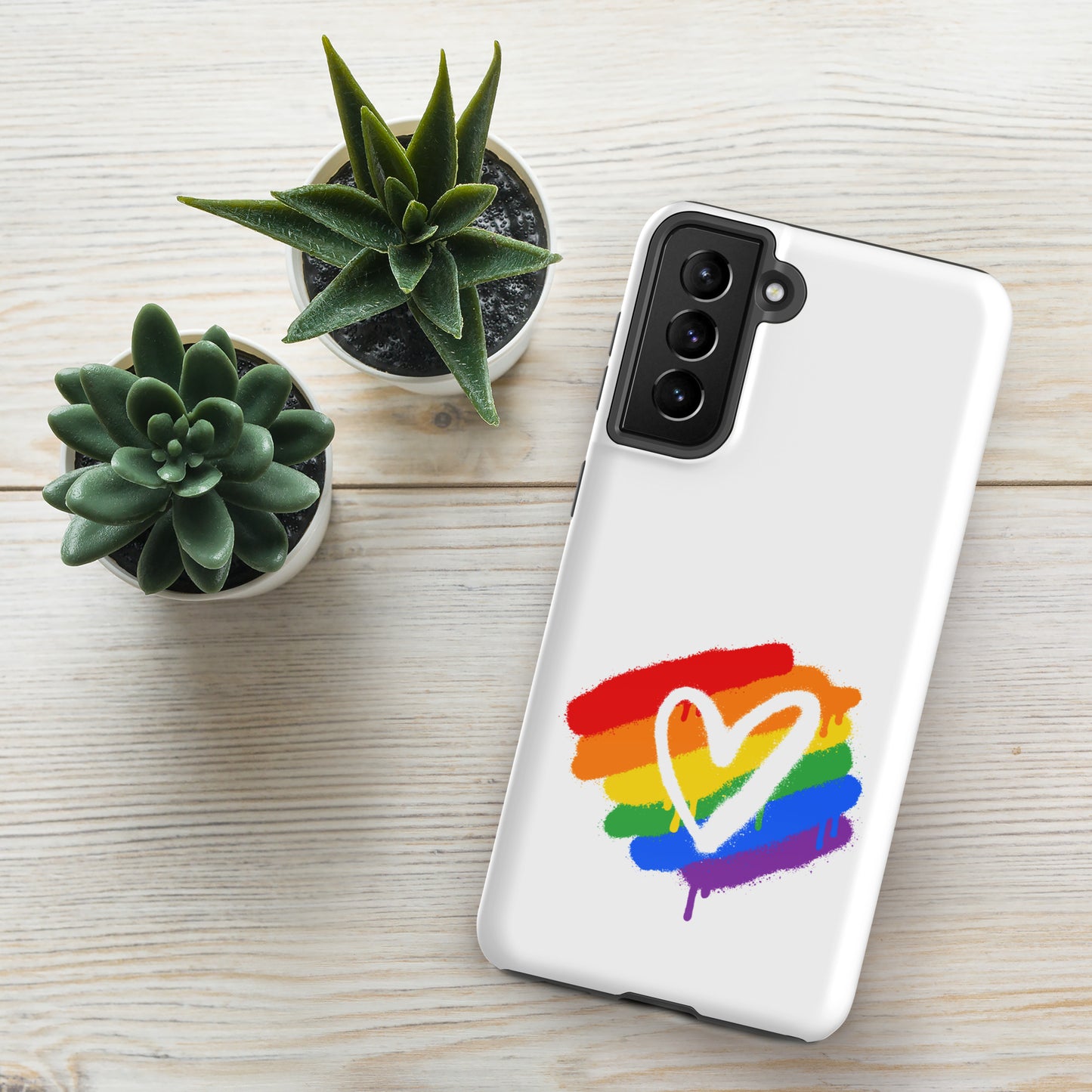 Rainbow Heart - Tough case for Samsung®