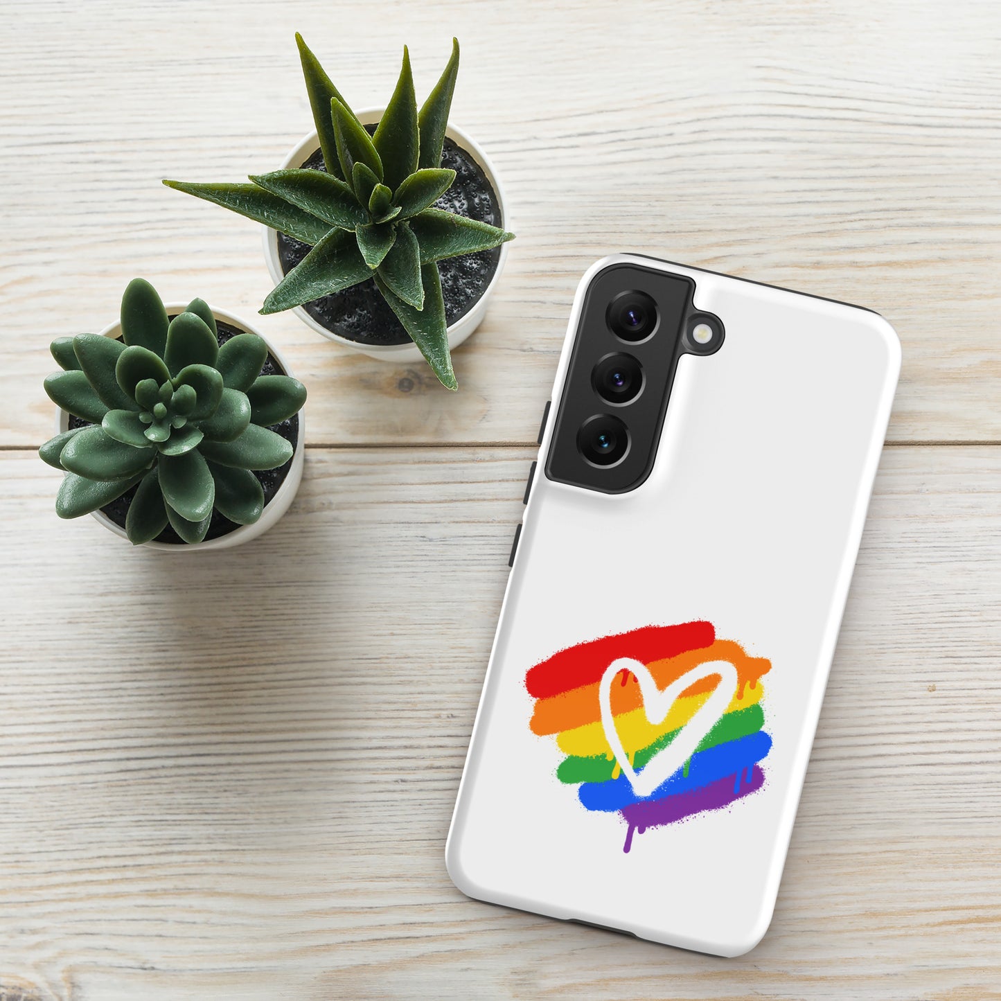 Rainbow Heart - Tough case for Samsung®