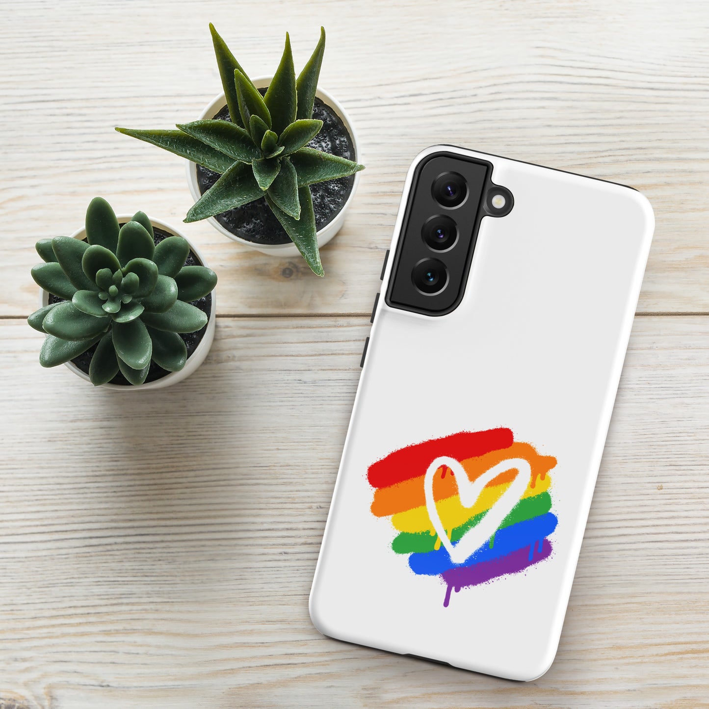 Rainbow Heart - Tough case for Samsung®