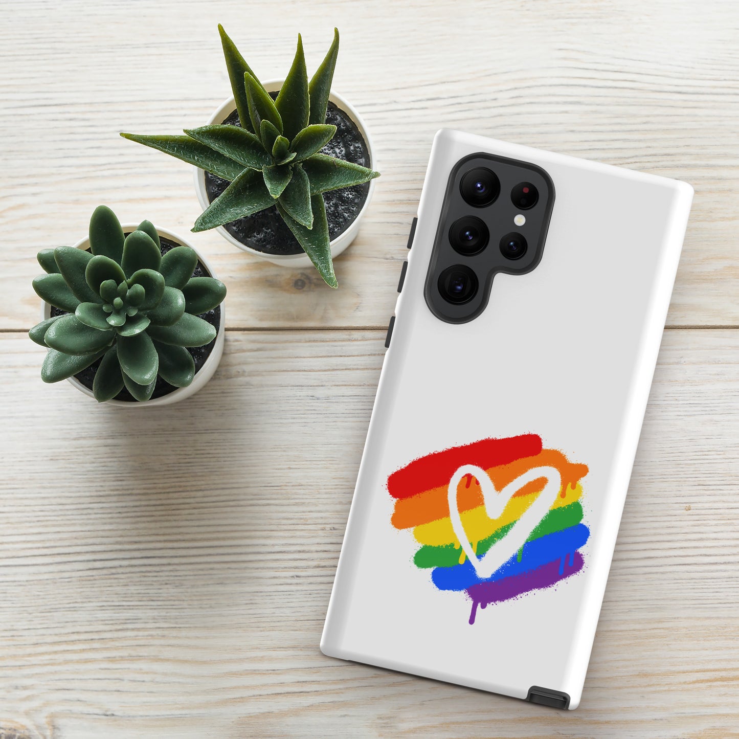 Rainbow Heart - Tough case for Samsung®