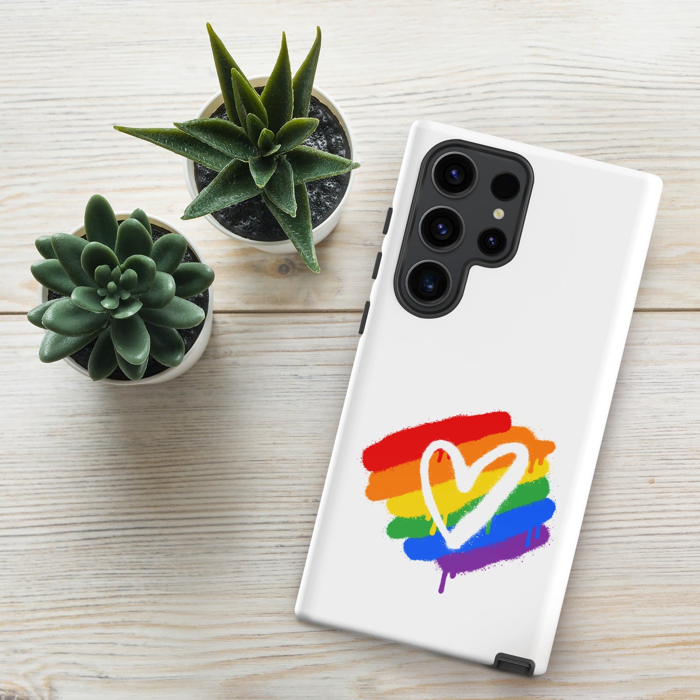 Rainbow Heart - Tough case for Samsung®