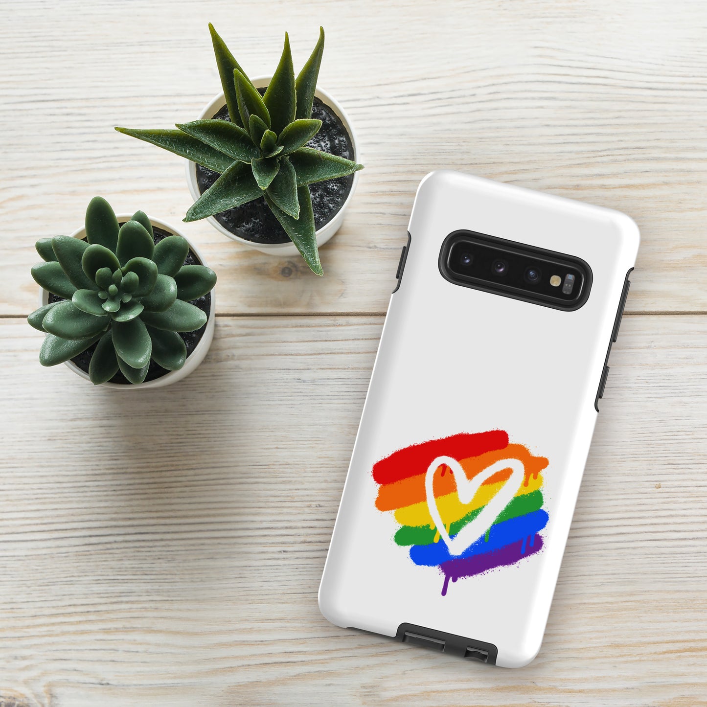 Rainbow Heart - Tough case for Samsung®