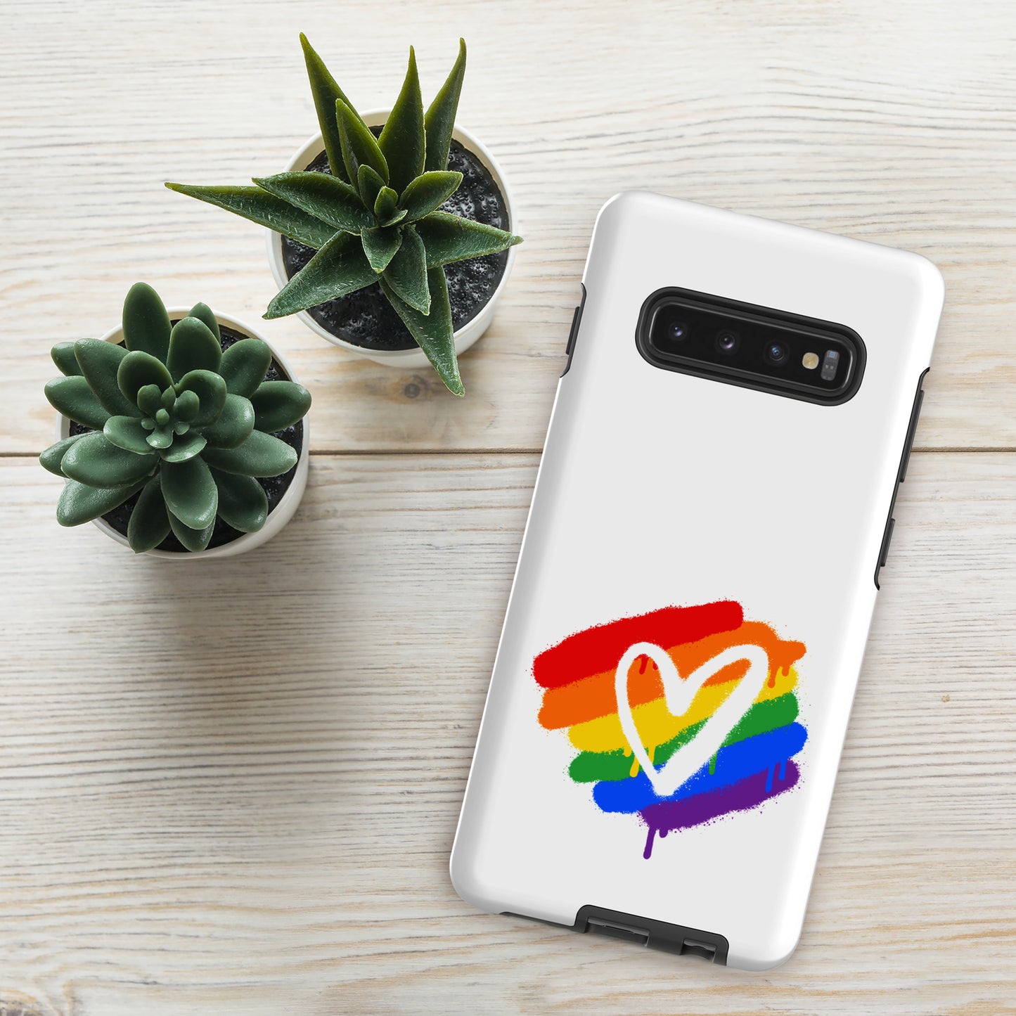 Rainbow Heart - Tough case for Samsung®