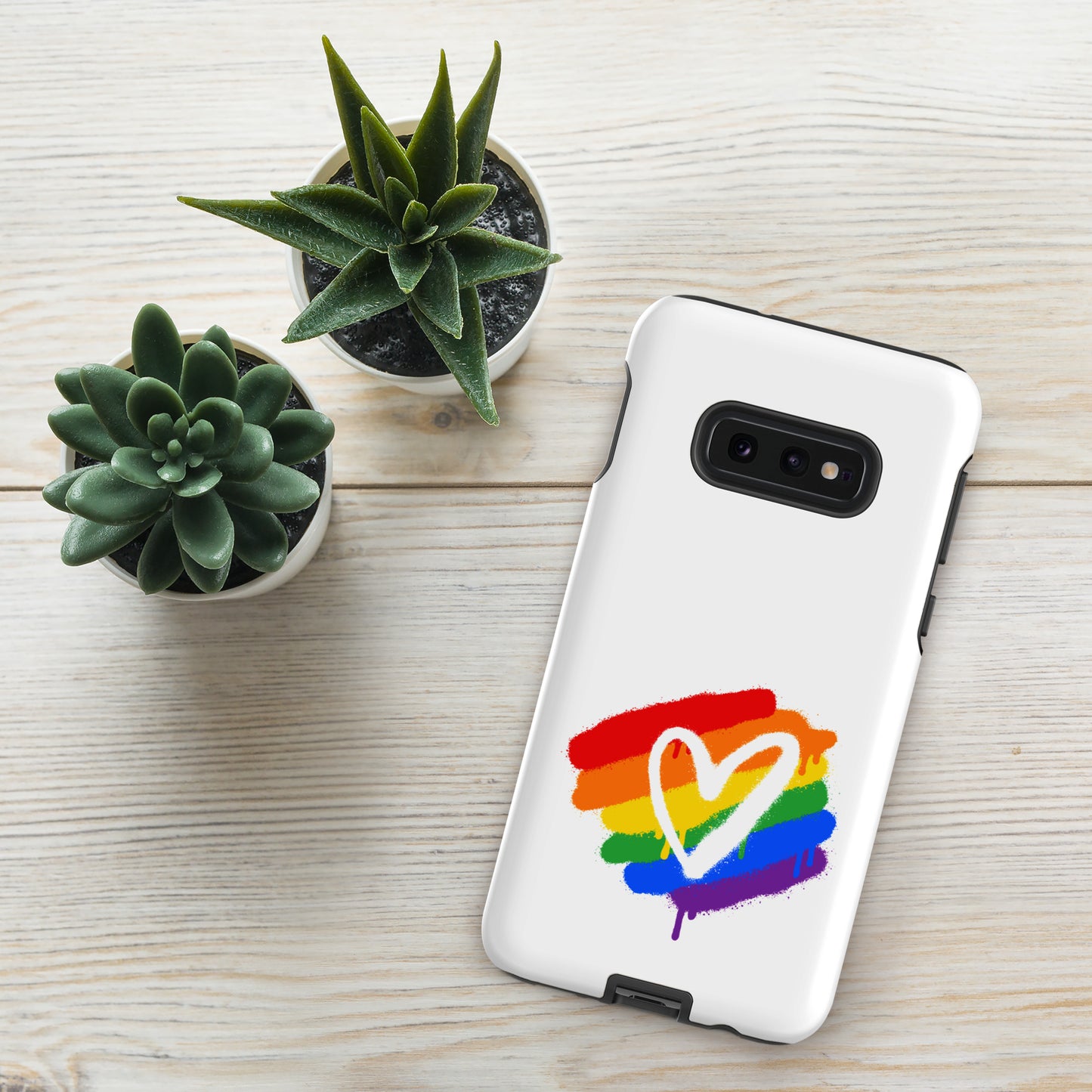 Rainbow Heart - Tough case for Samsung®
