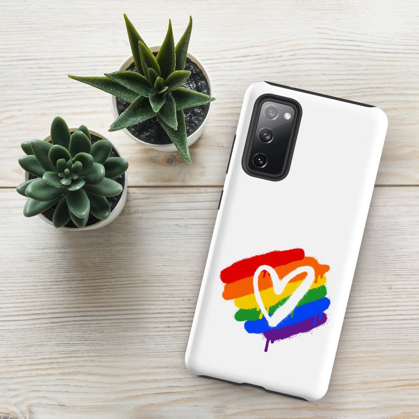 Rainbow Heart - Tough case for Samsung®