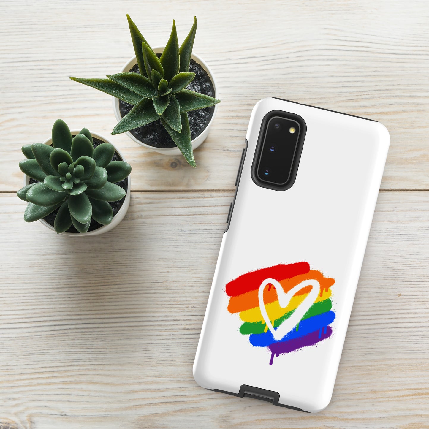 Rainbow Heart - Tough case for Samsung®