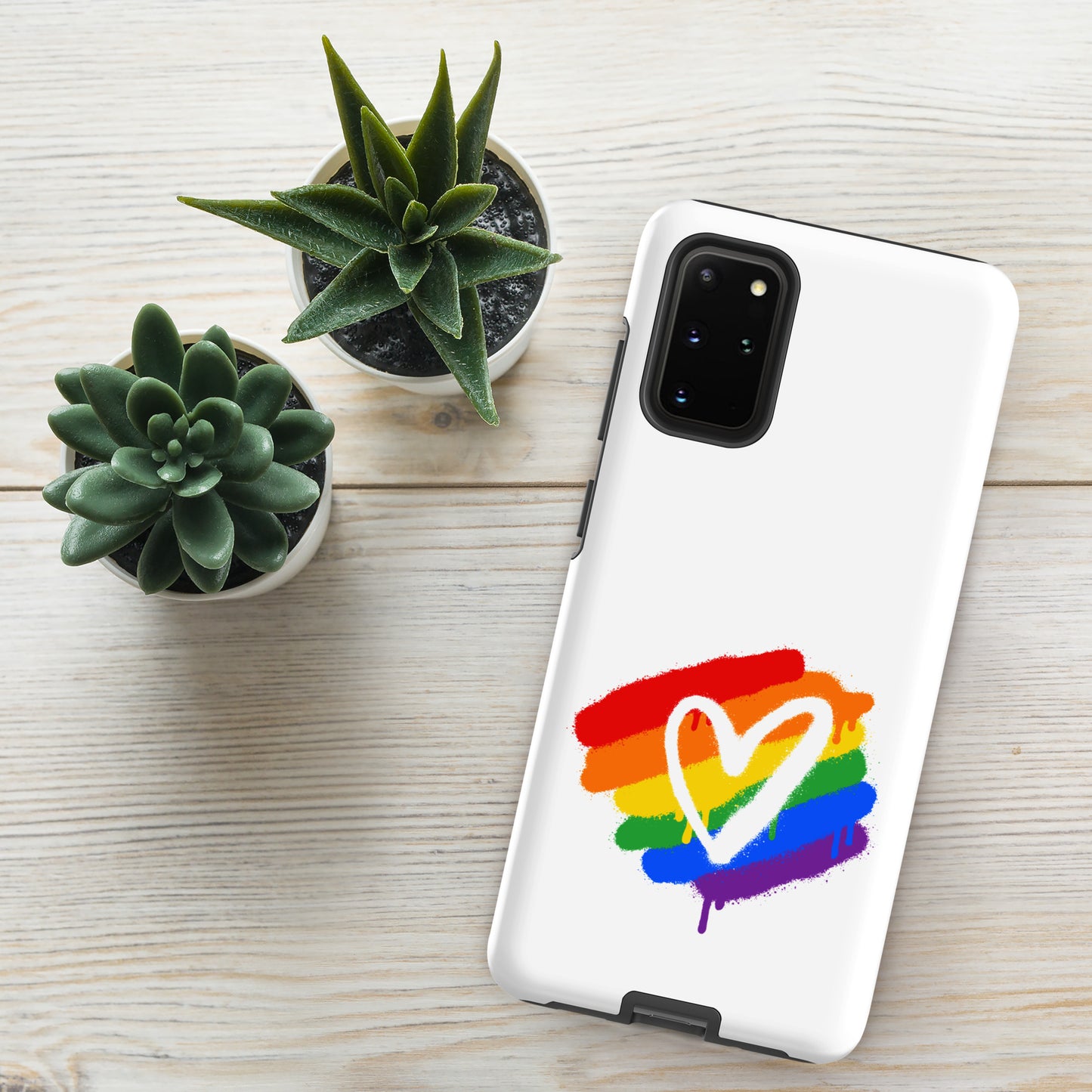 Rainbow Heart - Tough case for Samsung®