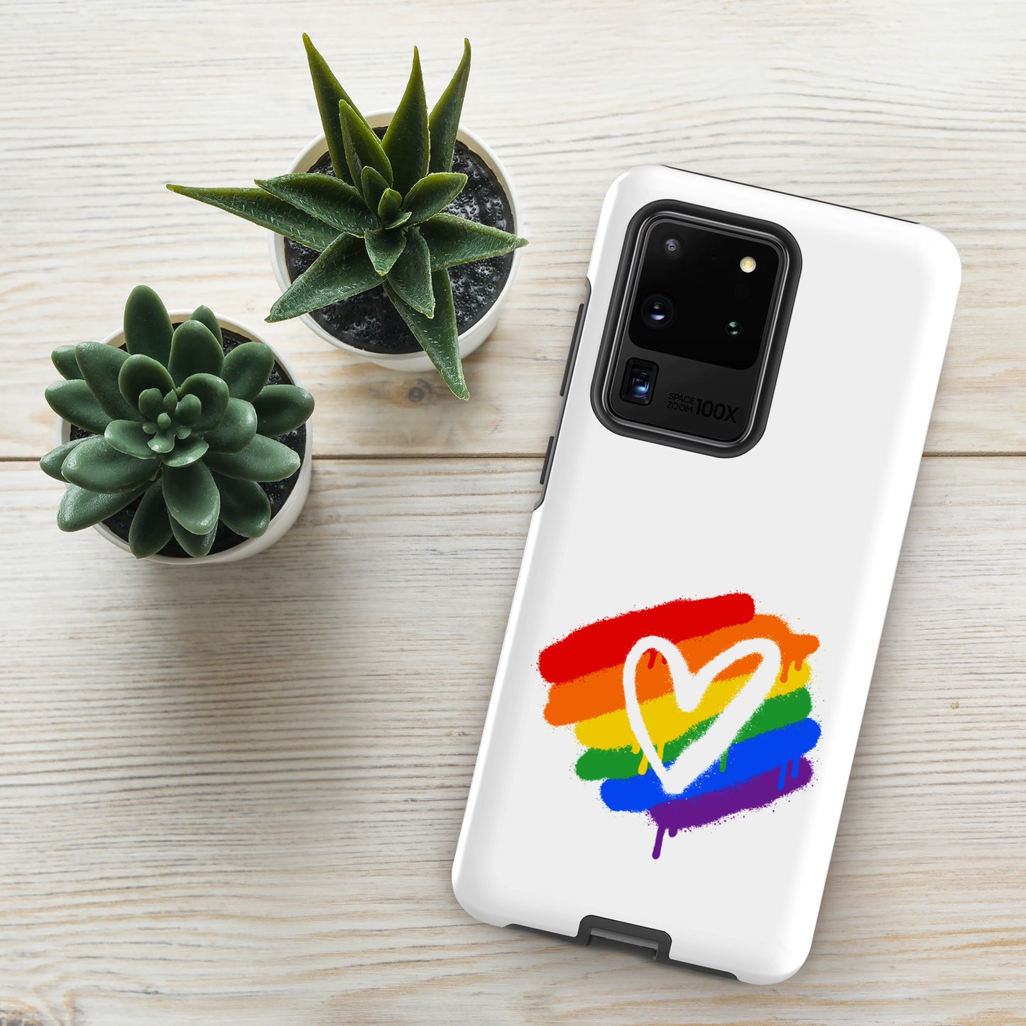 Rainbow Heart - Tough case for Samsung®