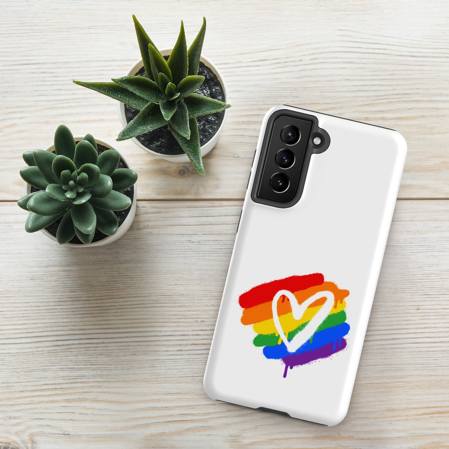 Rainbow Heart - Tough case for Samsung®