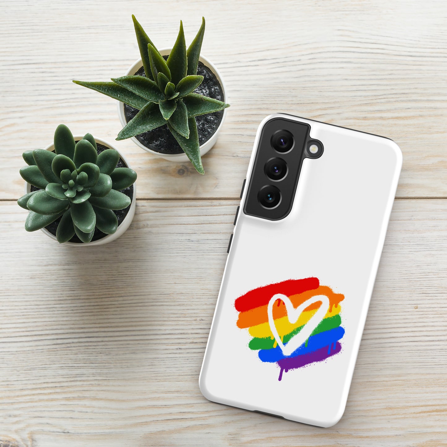 Rainbow Heart - Tough case for Samsung®