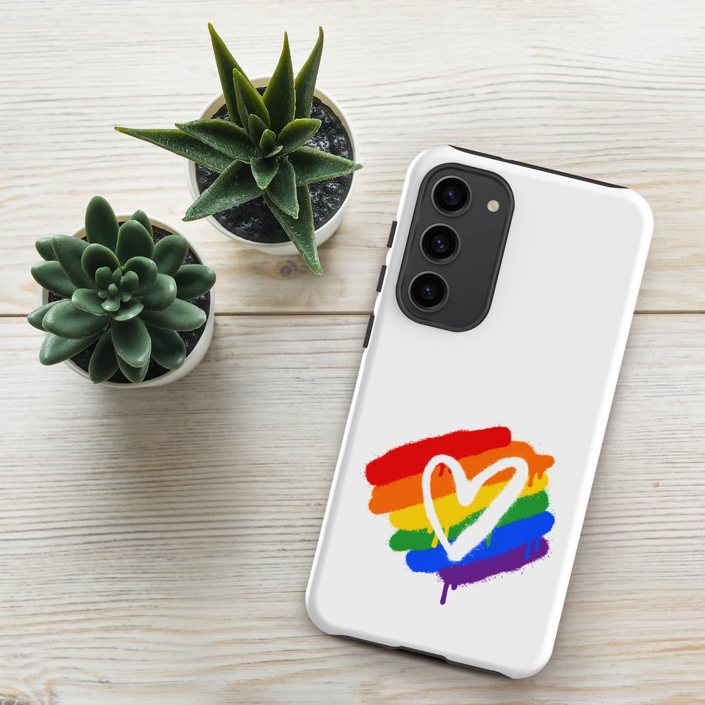 Rainbow Heart - Tough case for Samsung®