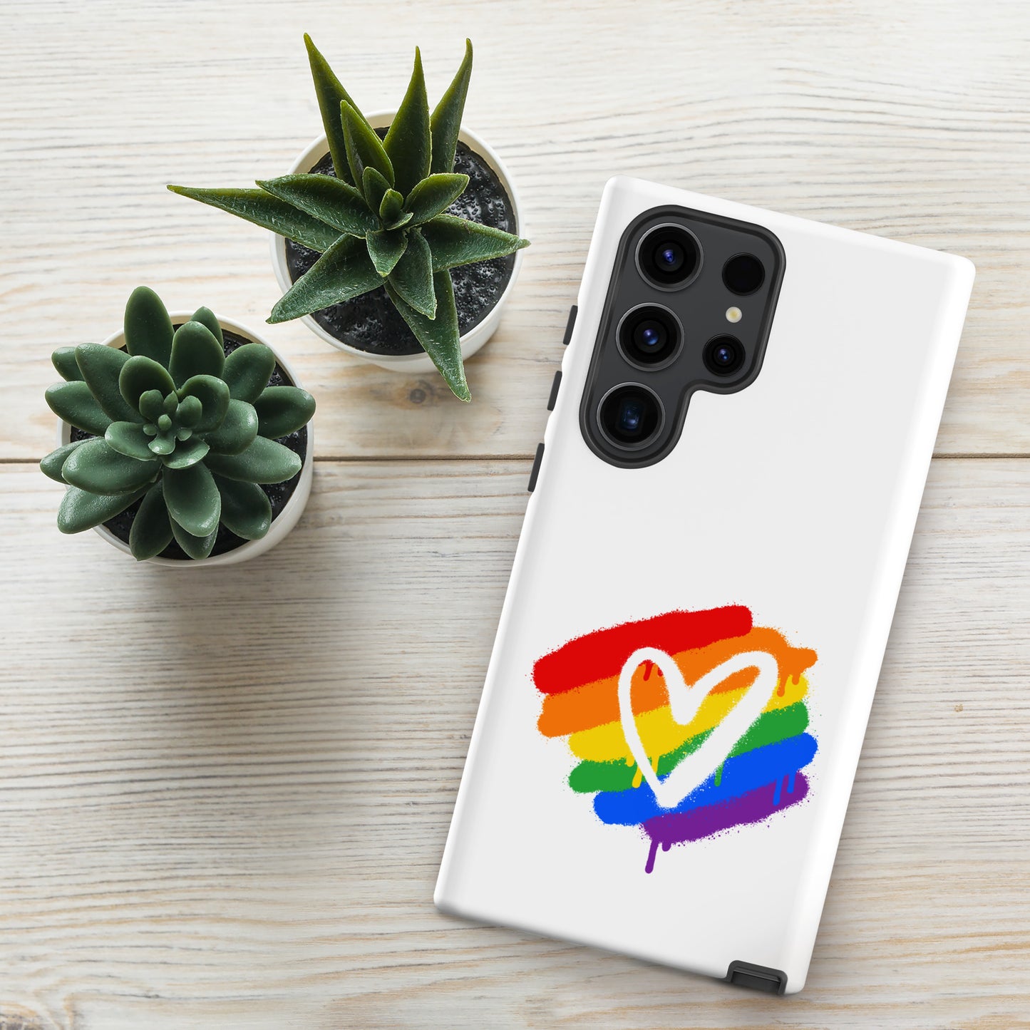 Rainbow Heart - Tough case for Samsung®