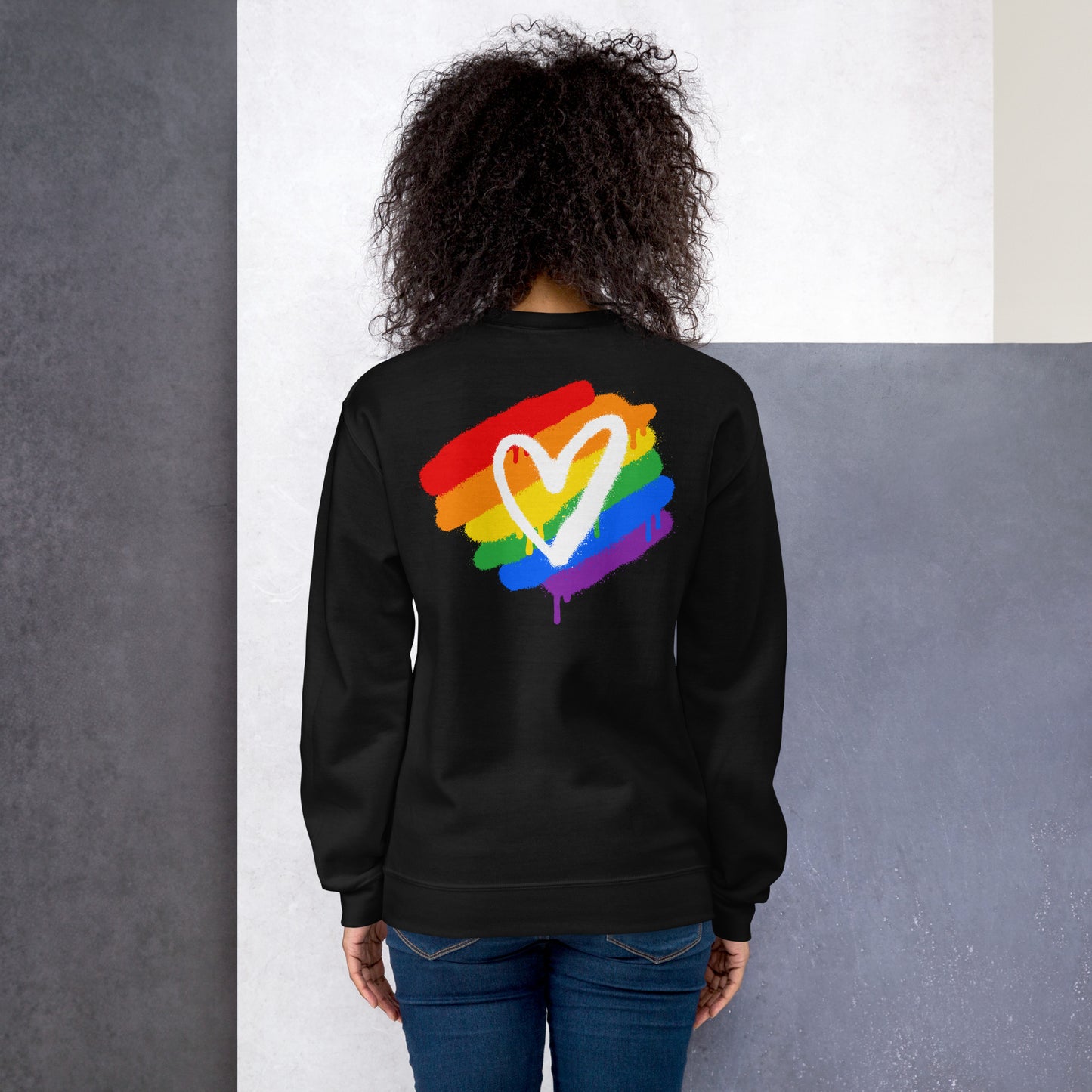 Rainbow Heart - Unisex Sweatshirt