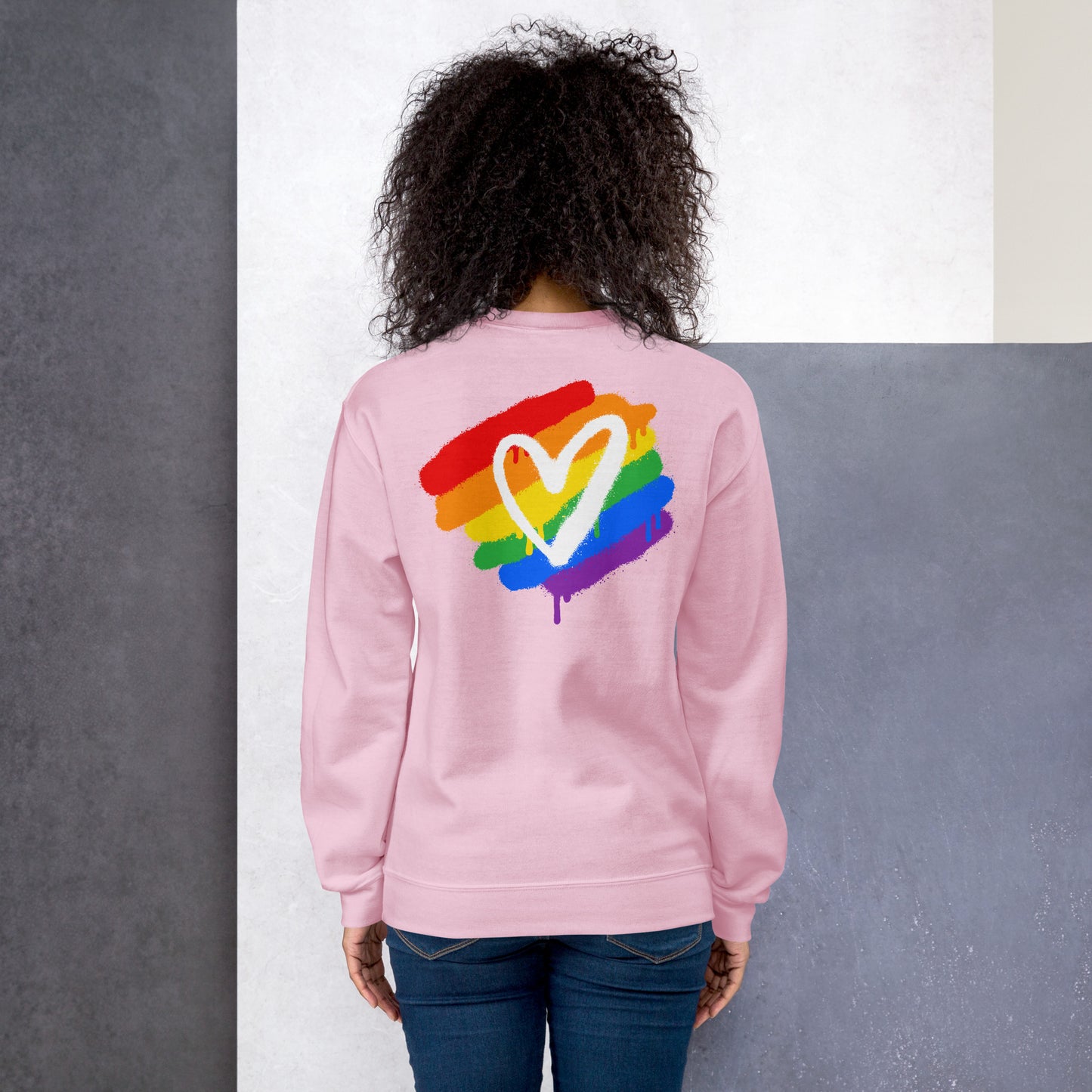 Rainbow Heart - Unisex Sweatshirt