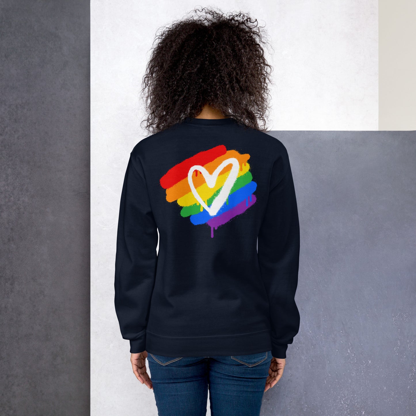 Rainbow Heart - Unisex Sweatshirt