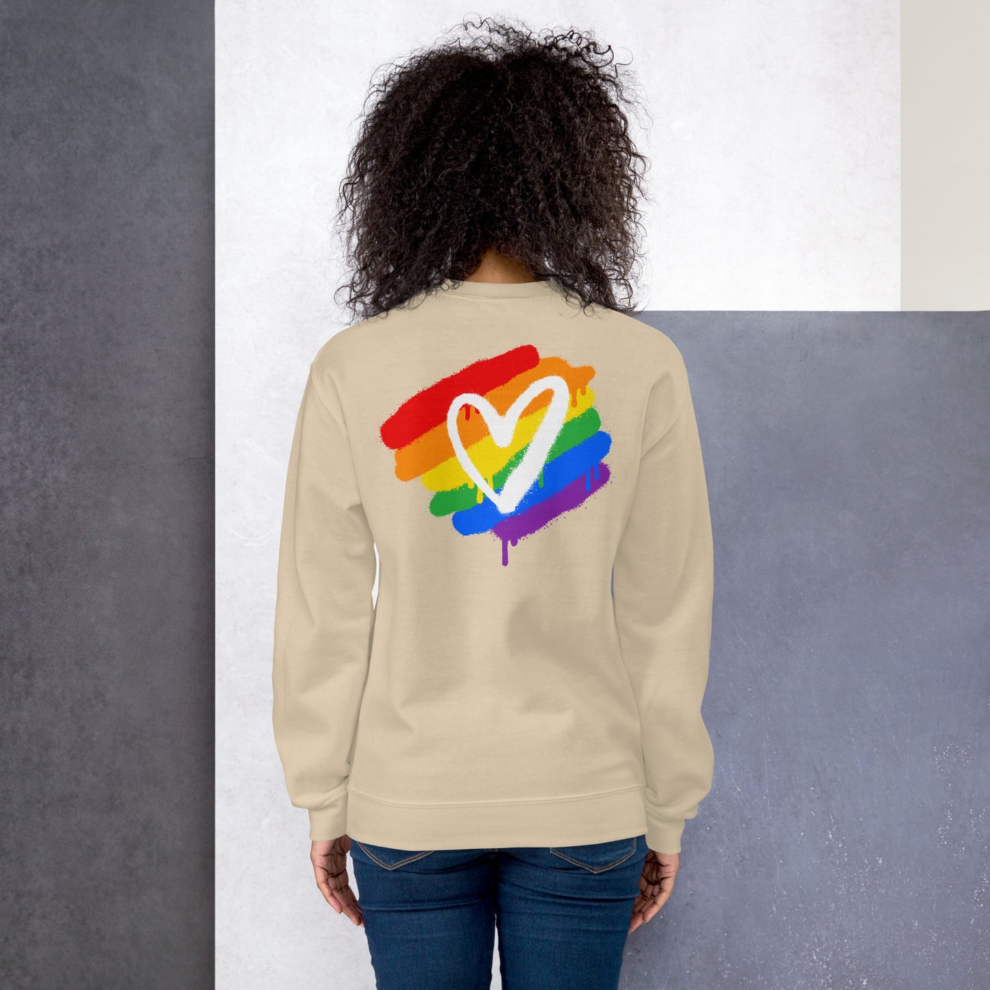 Rainbow Heart - Unisex Sweatshirt