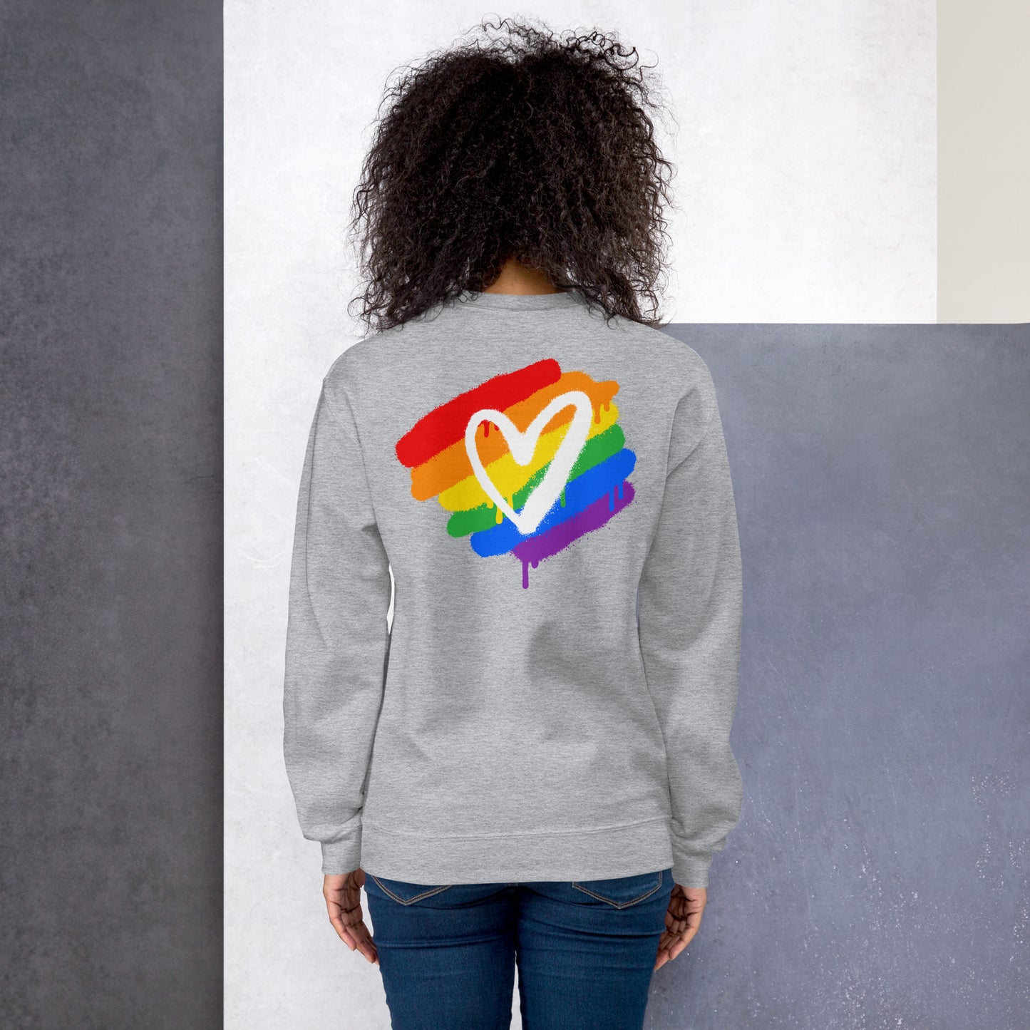 Rainbow Heart - Unisex Sweatshirt