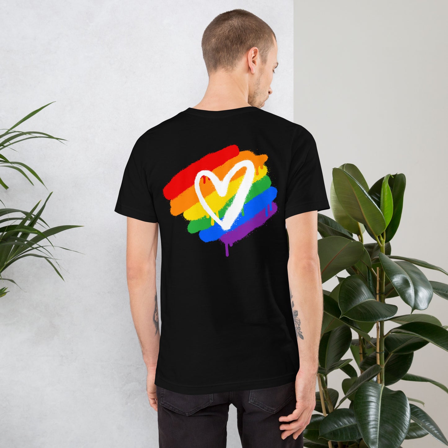 Rainbow Heart - Unisex t-shirt