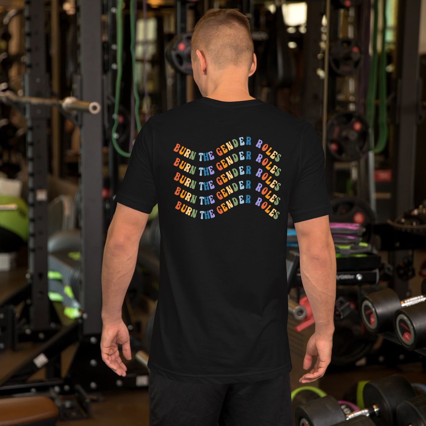 Burn the Gender Roles - Unisex t-shirt