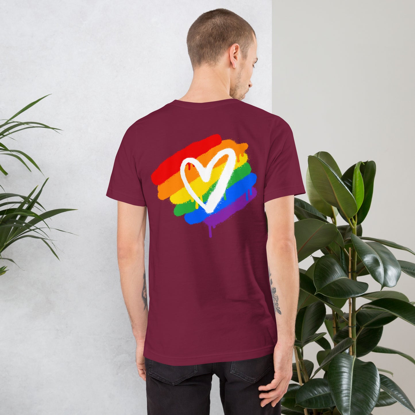 Rainbow Heart - Unisex t-shirt