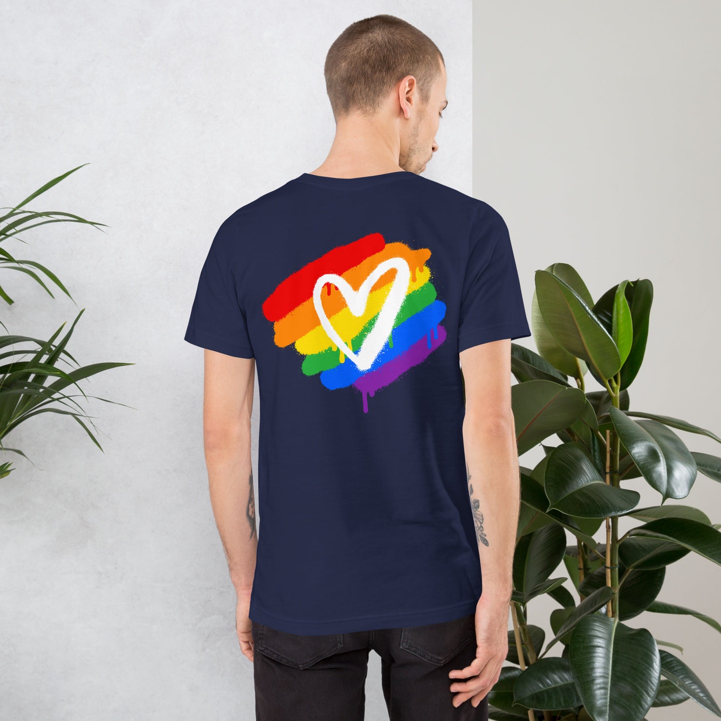 Rainbow Heart - Unisex t-shirt