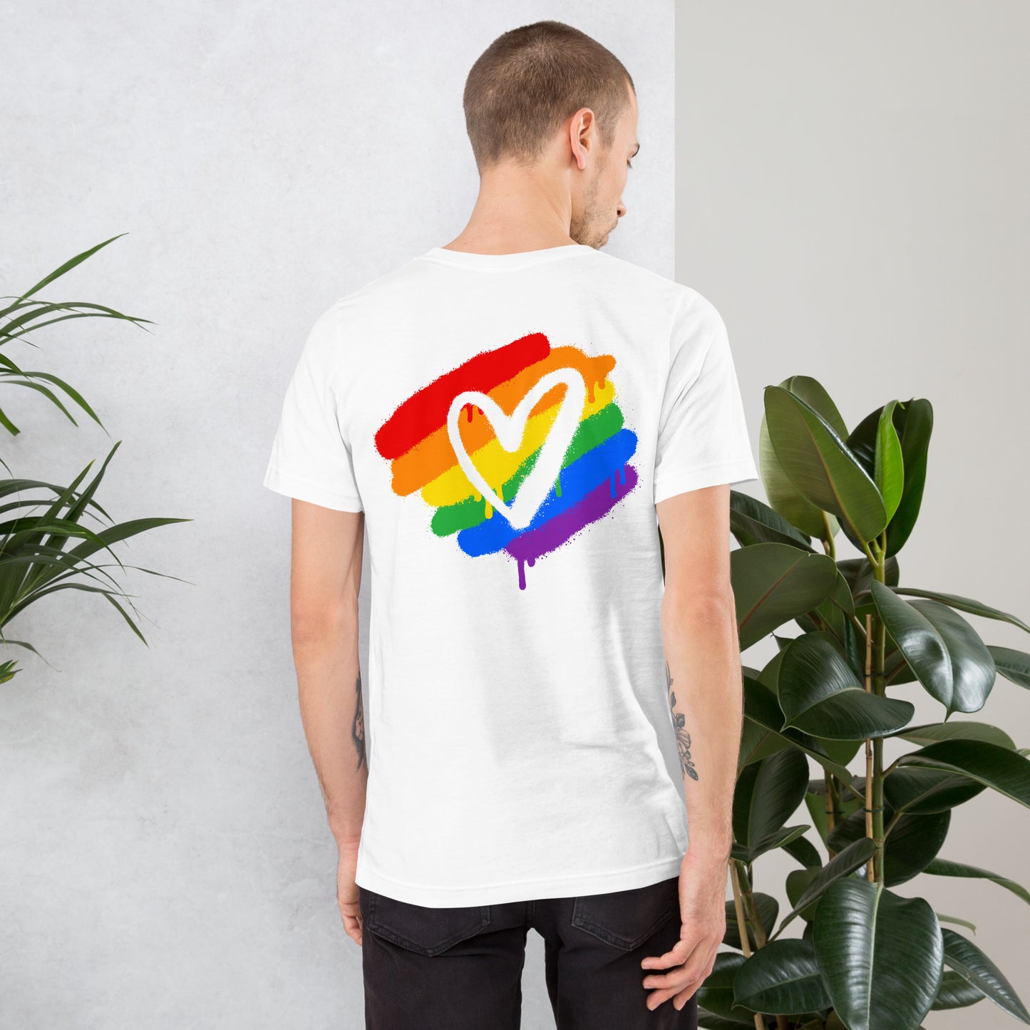 Rainbow Heart - Unisex t-shirt