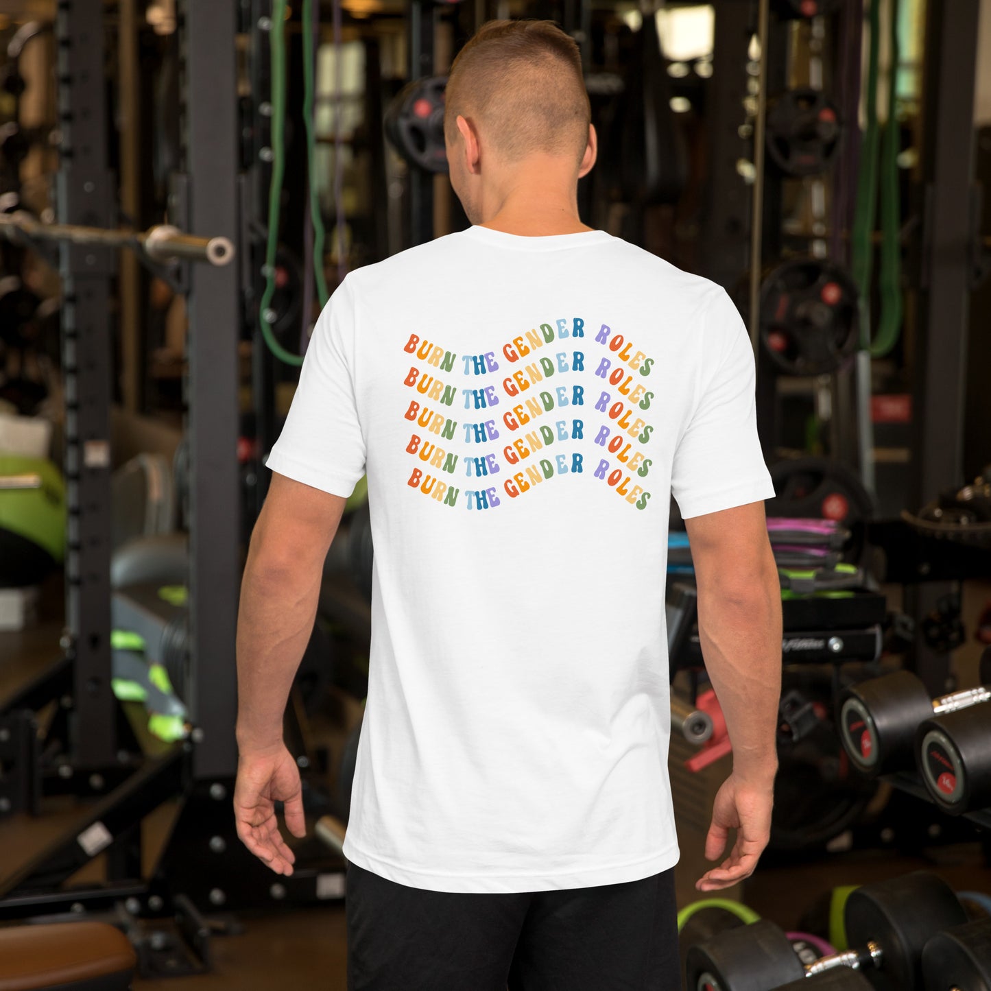 Burn the Gender Roles - Unisex t-shirt