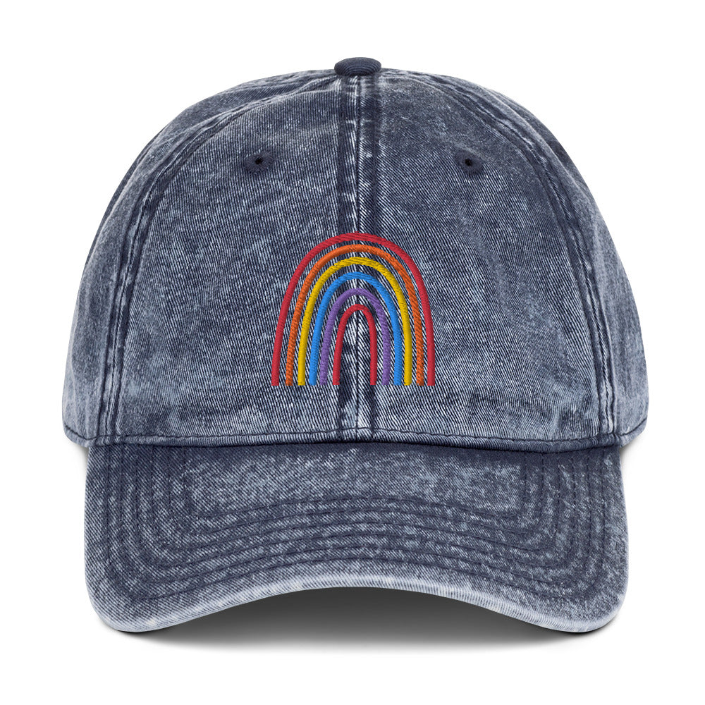 Rainbow - Vintage Cotton Twill Cap