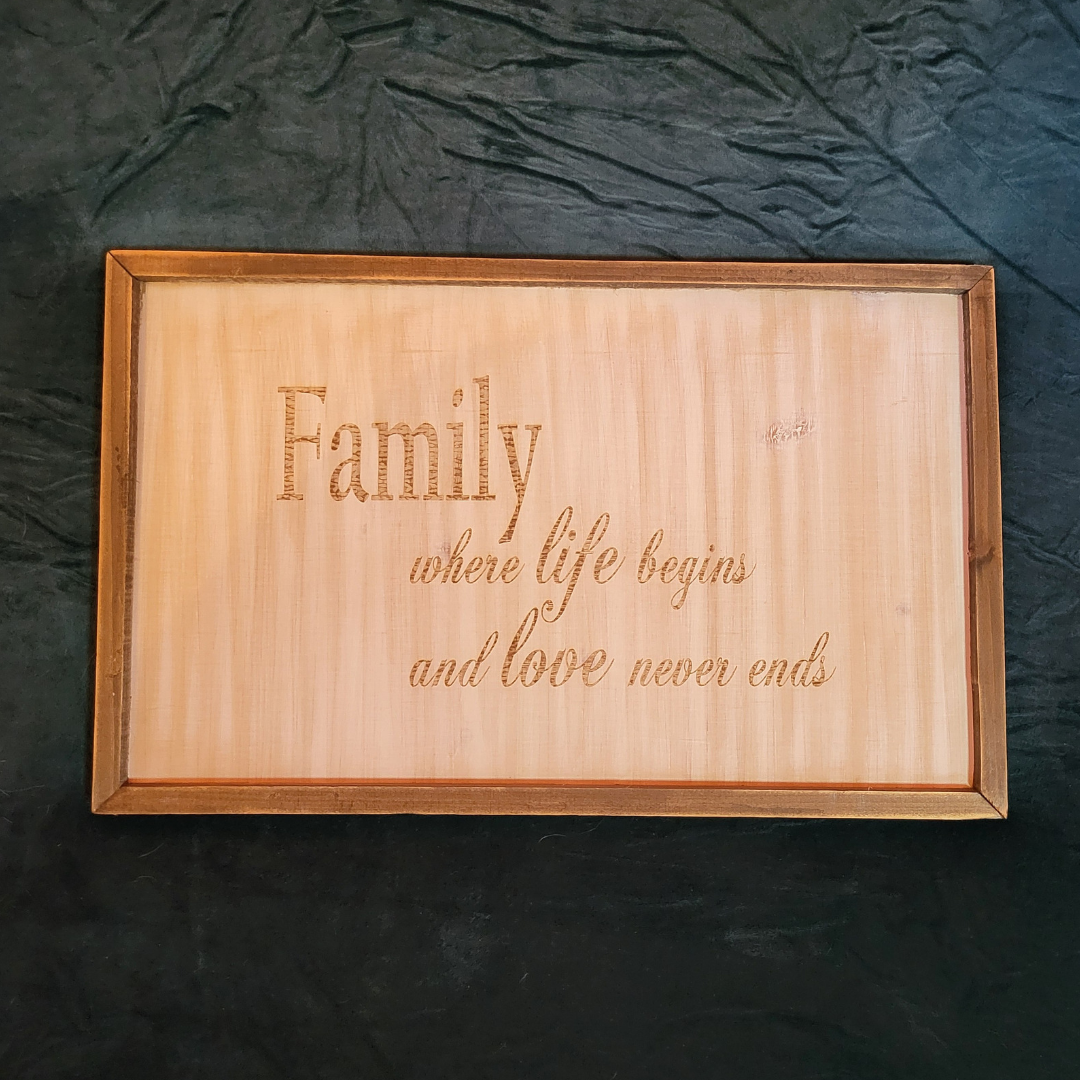 Family Wooden Wall Art