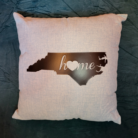 North Carolina Home Pillow Cover