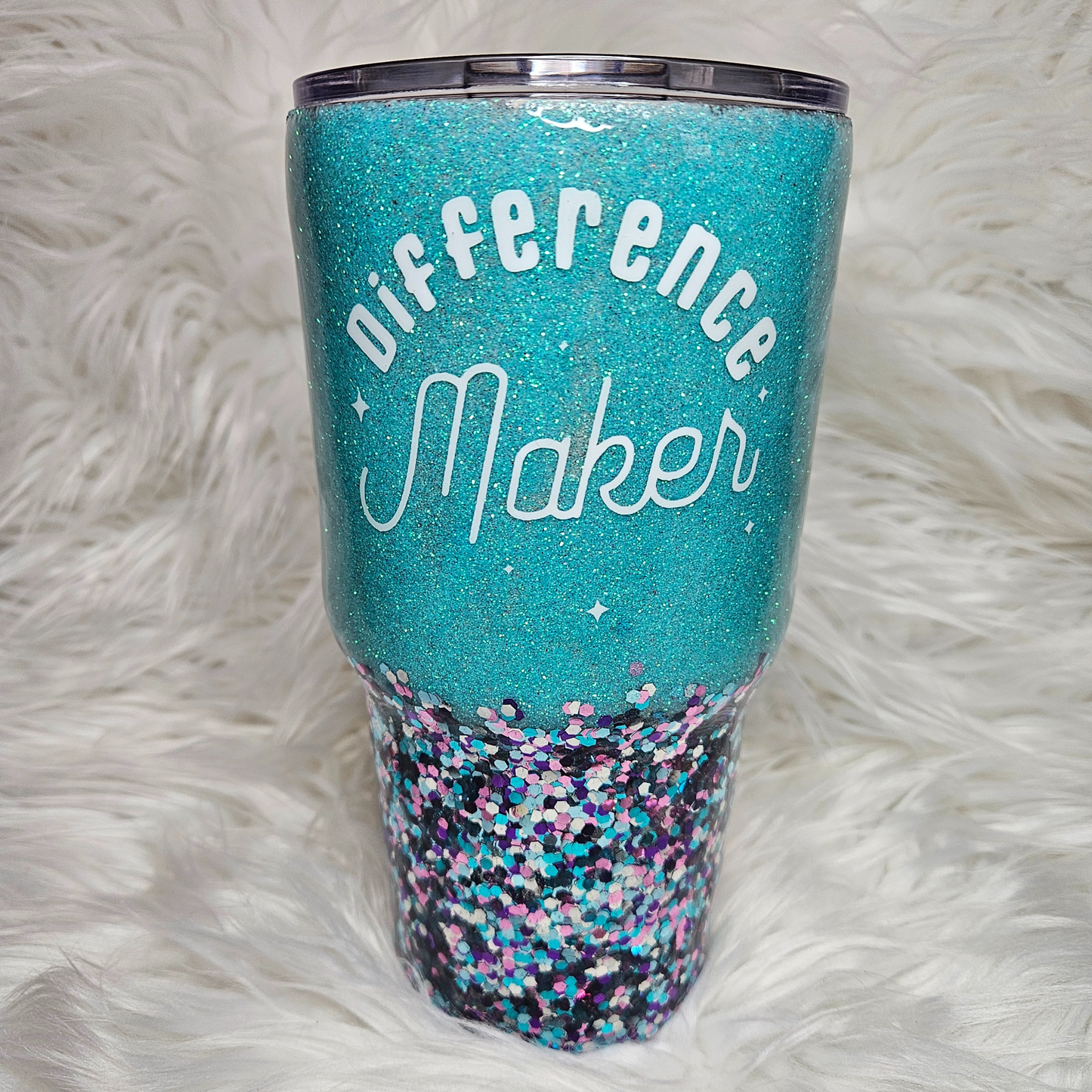 Difference Maker Glitter 30oz Tumbler