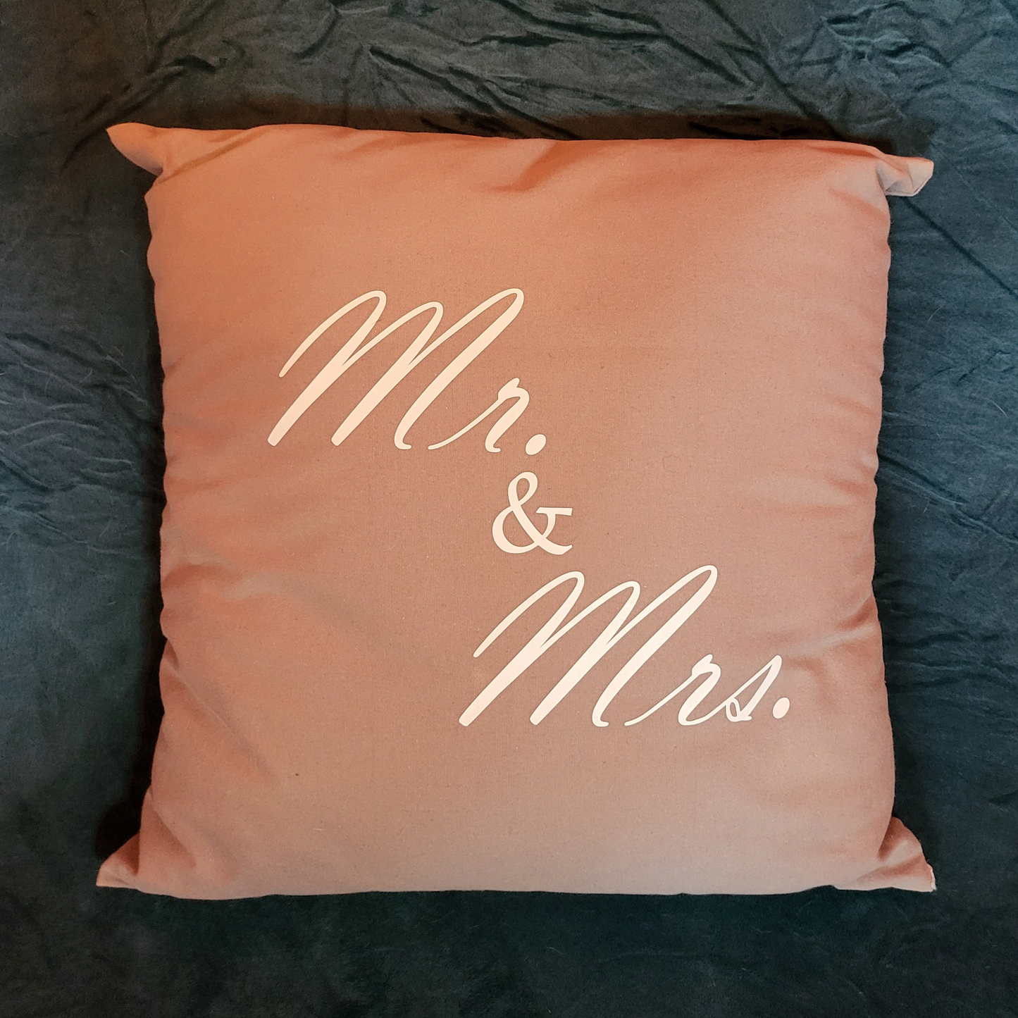 Mr. & Mrs. Pillow Cover