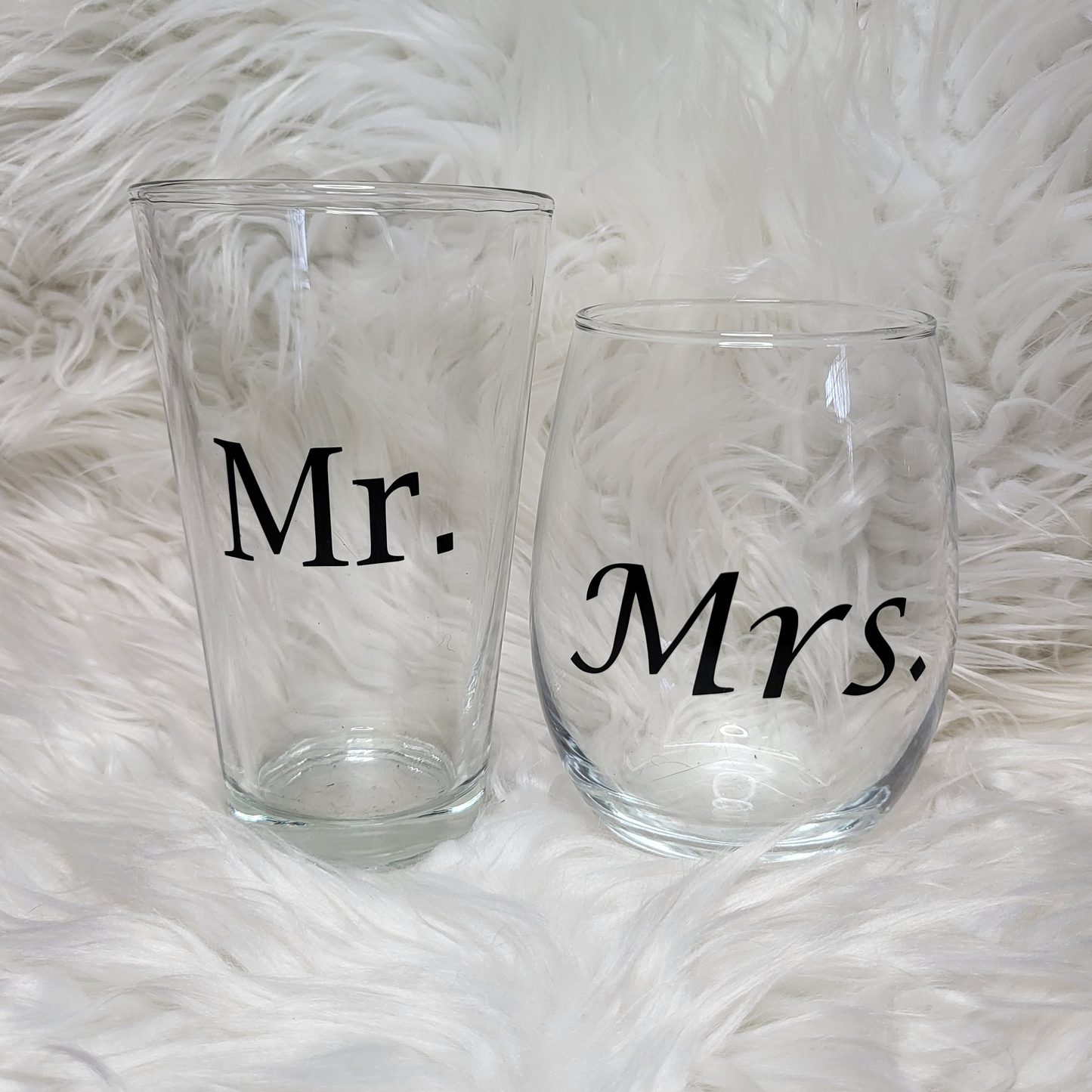 Mr. & Mrs. Glassware Sets